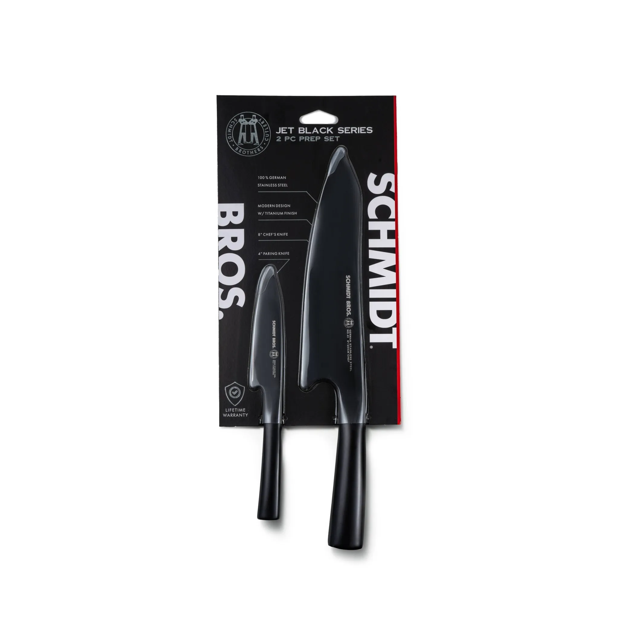 2pc Prep Knife Set - Jet Black - Image 3