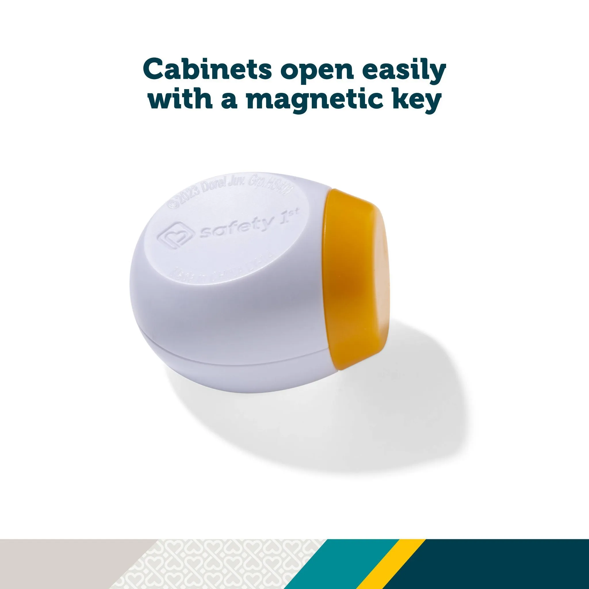 Secure-to-Explore Adhesive Magnetic Locks - White - 2ct - Image 5