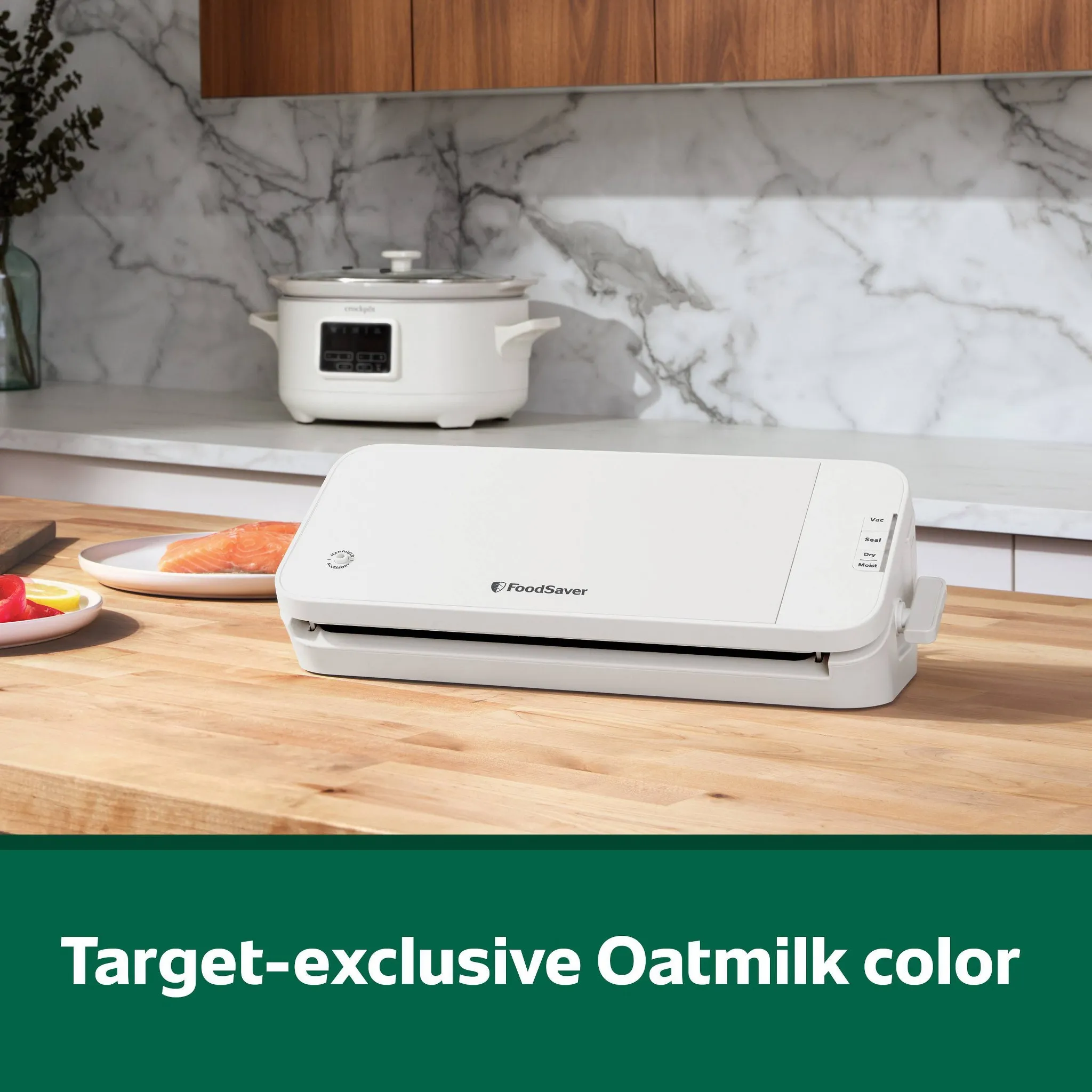 Select Vacuum Sealer with Bags and Roll - Oatmilk - Image 4