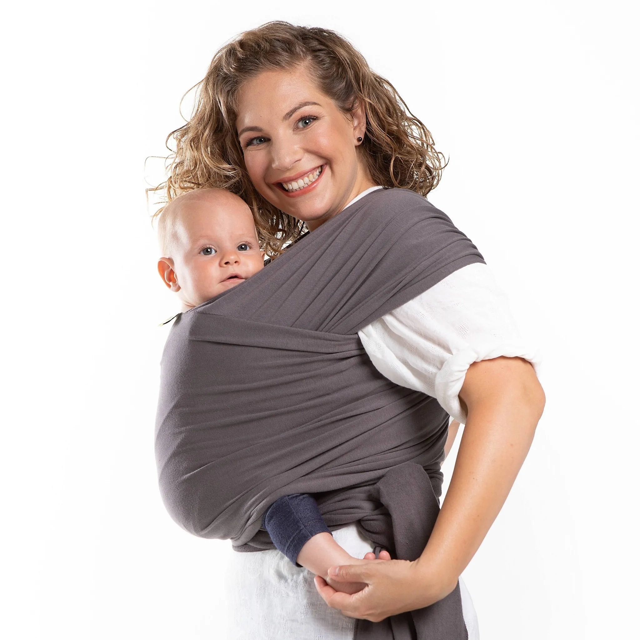 Serenity Wrap Baby Carriers - Organic Dark Gray - Image 2