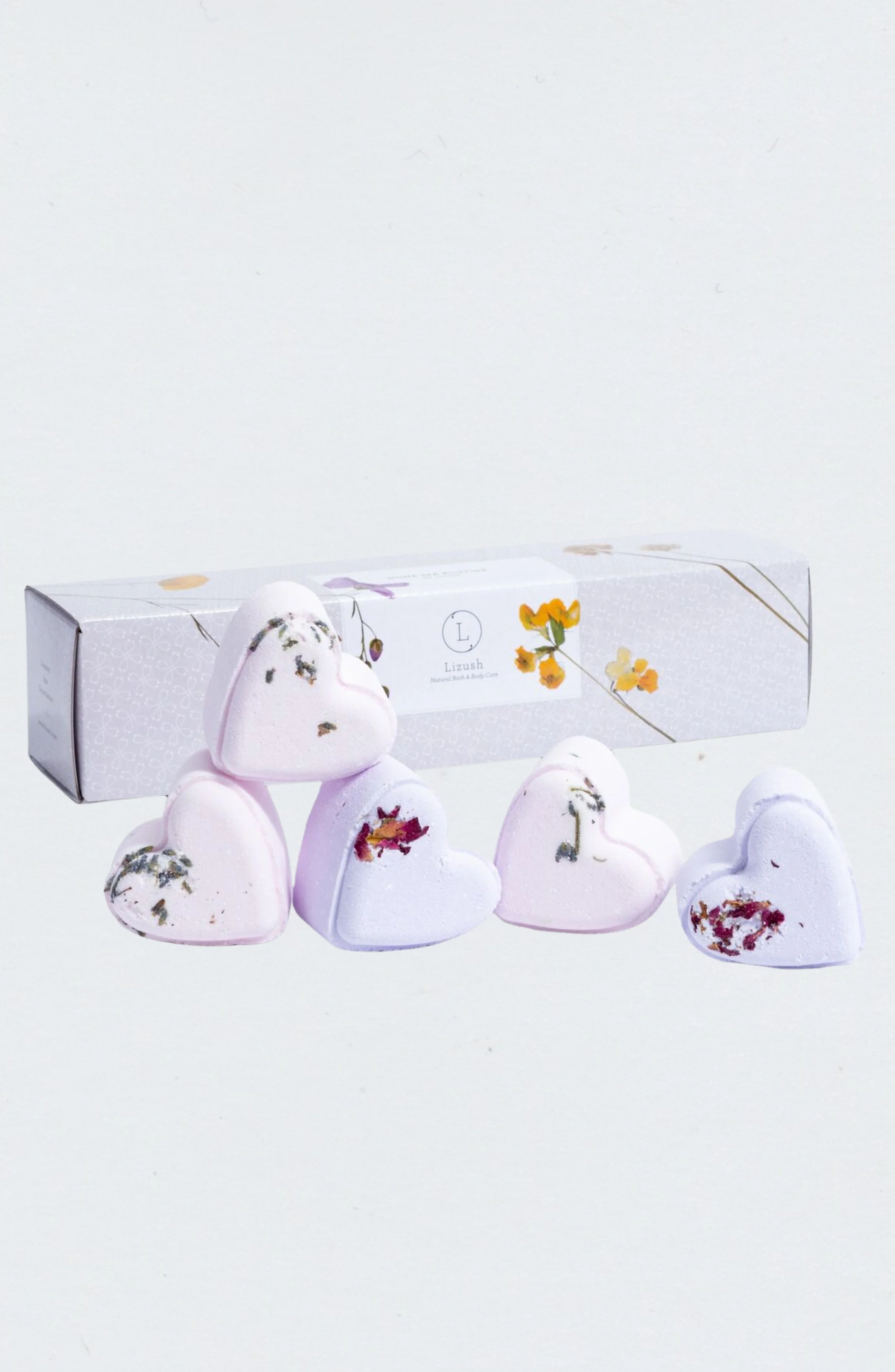 Gift Box - Set of 5 Heart Shaped Shower Steamers Package - Image 2