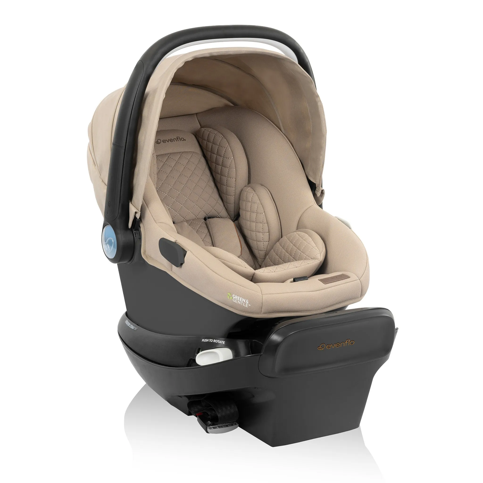 Shyft Intuiti+ Travel System Featuring Revolve180 LiteMax NXT with Sensory Soothe - Travertine - Image 16