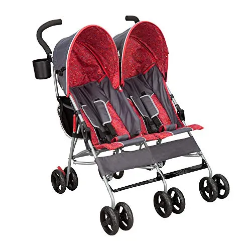 Side by Side Baby Stroller - Grey