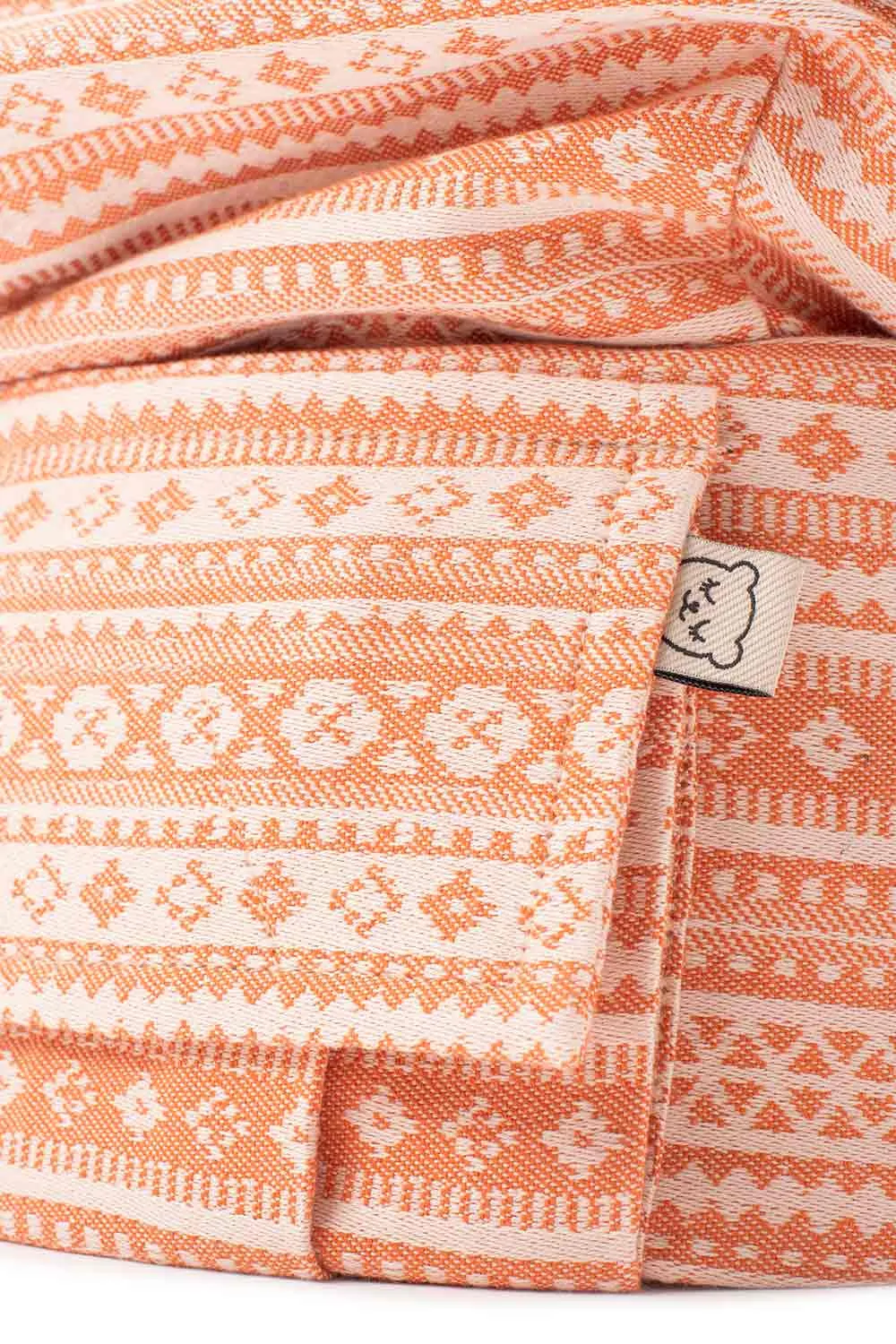 Signature Woven Free-to-Grow Baby Carrier - Sonsie Apricot - Image 2
