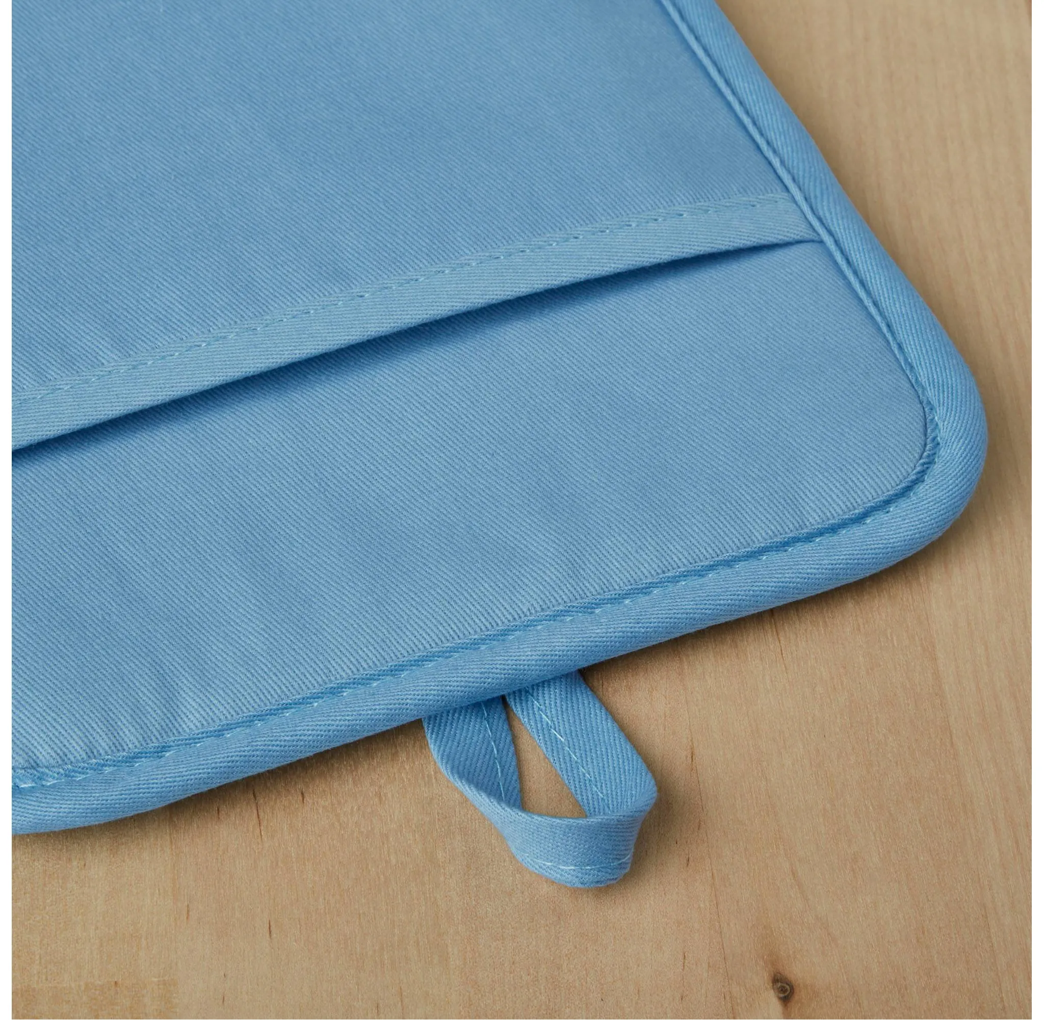 Silicone Ribbed Pot Holders - Light Blue - Image 3