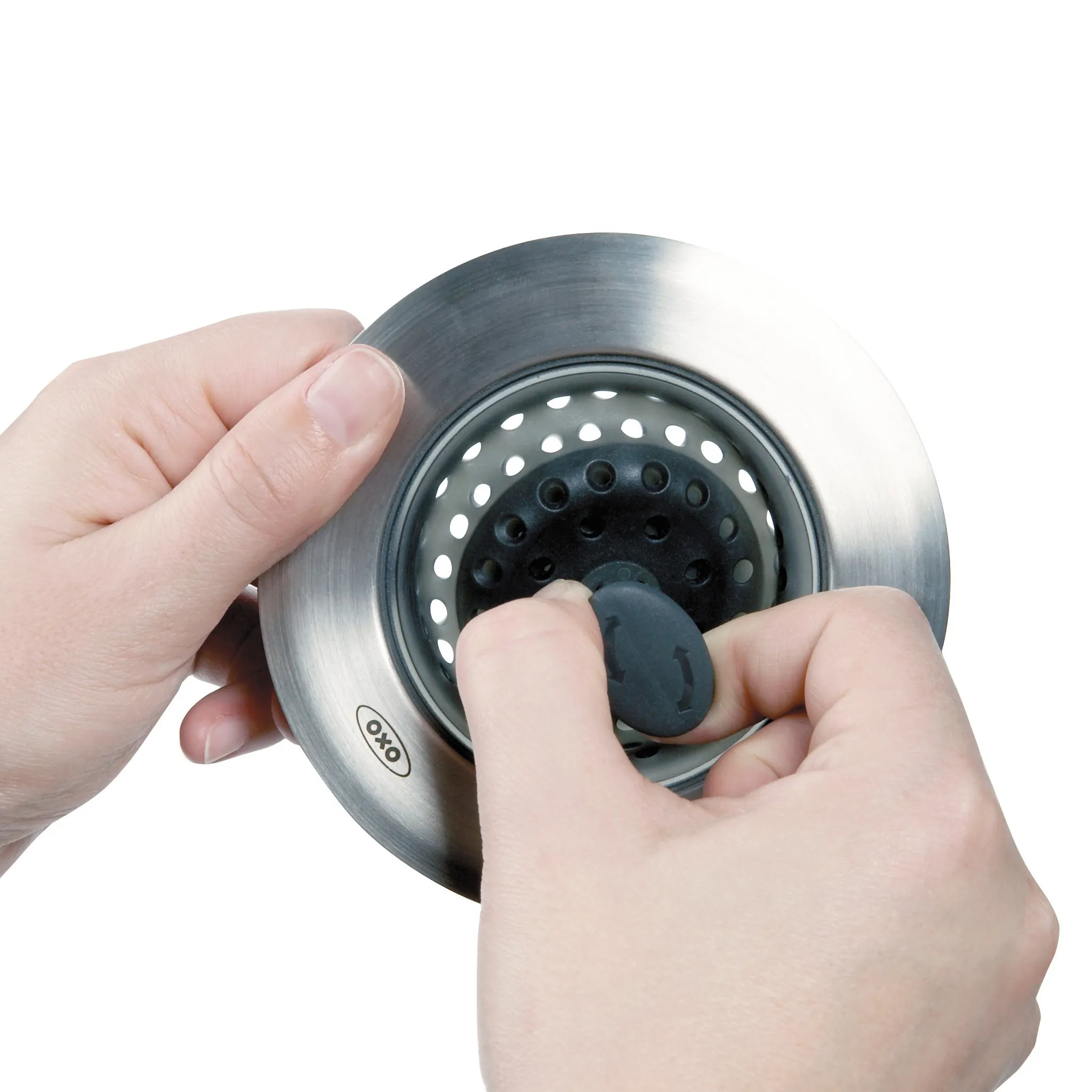 Silicone Sink Strainer with Stopper - Black - Image 2