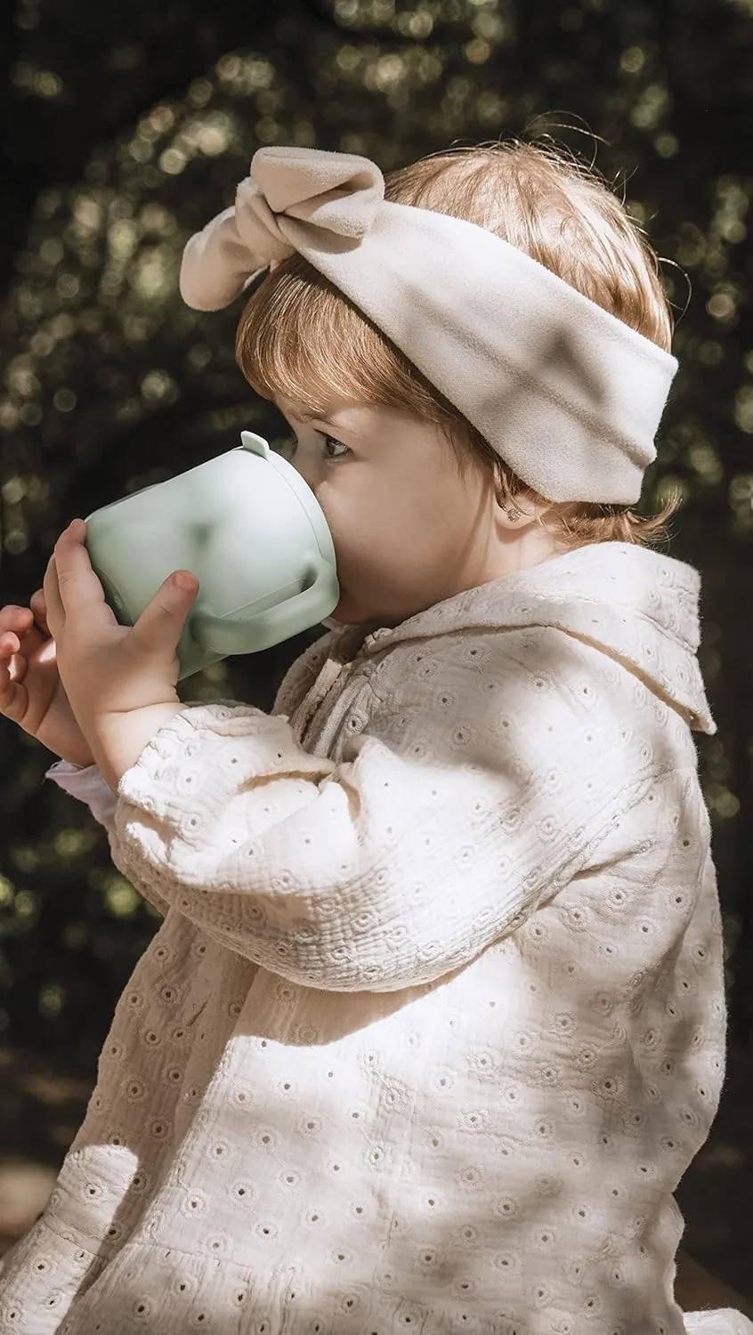 Silicone Sippy Cup - Sage - Image 5