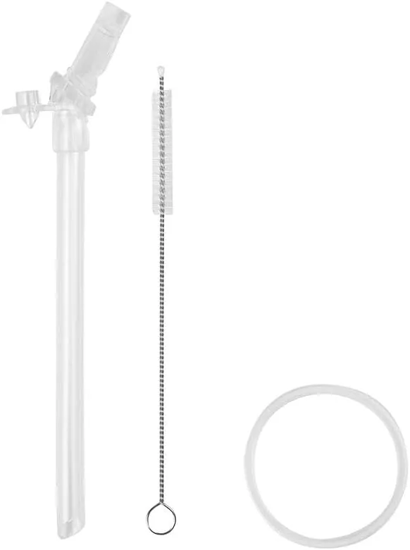 Silicone Straw Sippy Cup Replacement Kit - Clear