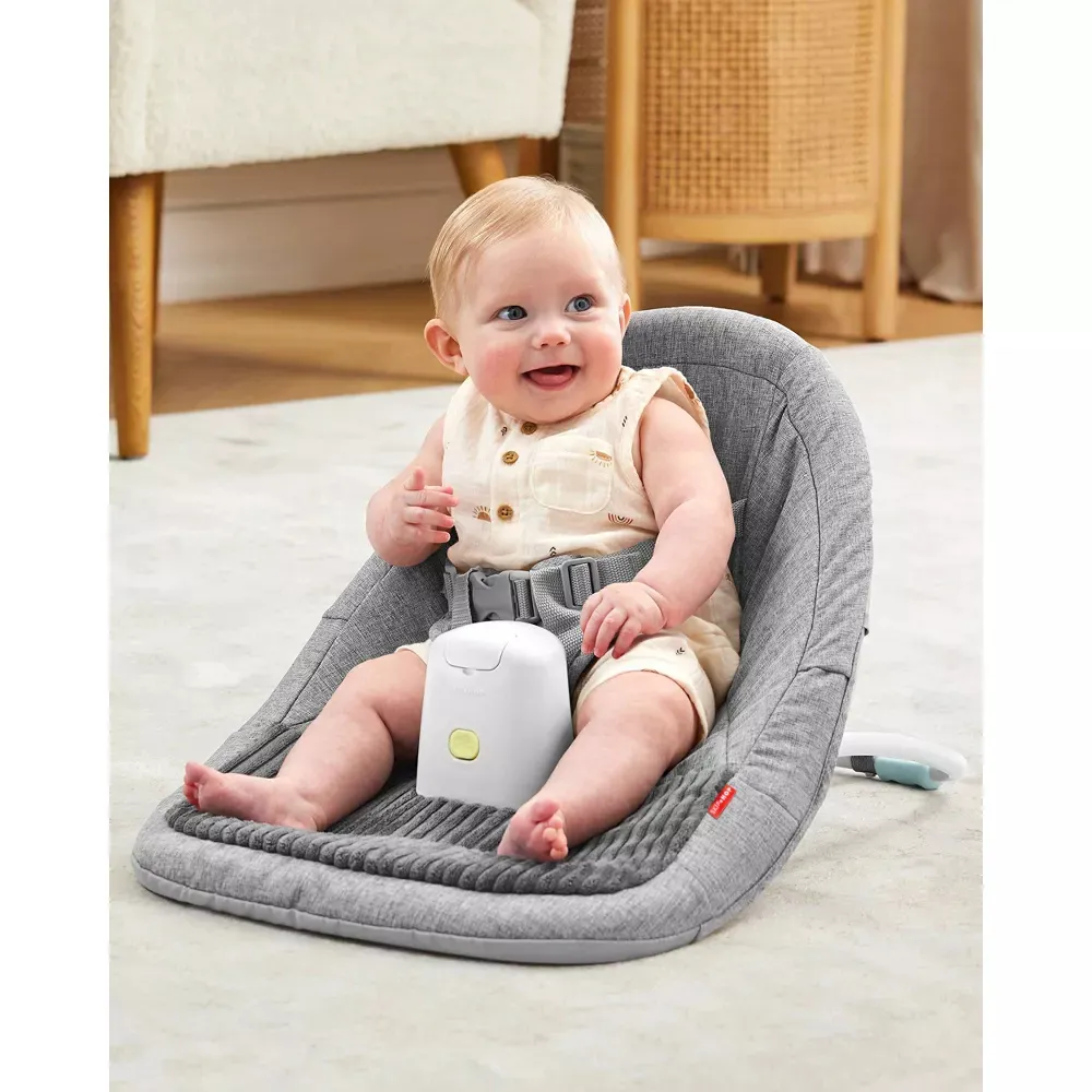Baby Ergonomic Upright Activity Floor Seat with Toy - Gray