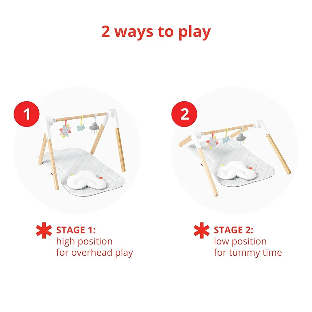 Silver Lining Cloud Wooden Activity Gym Set - Image 2