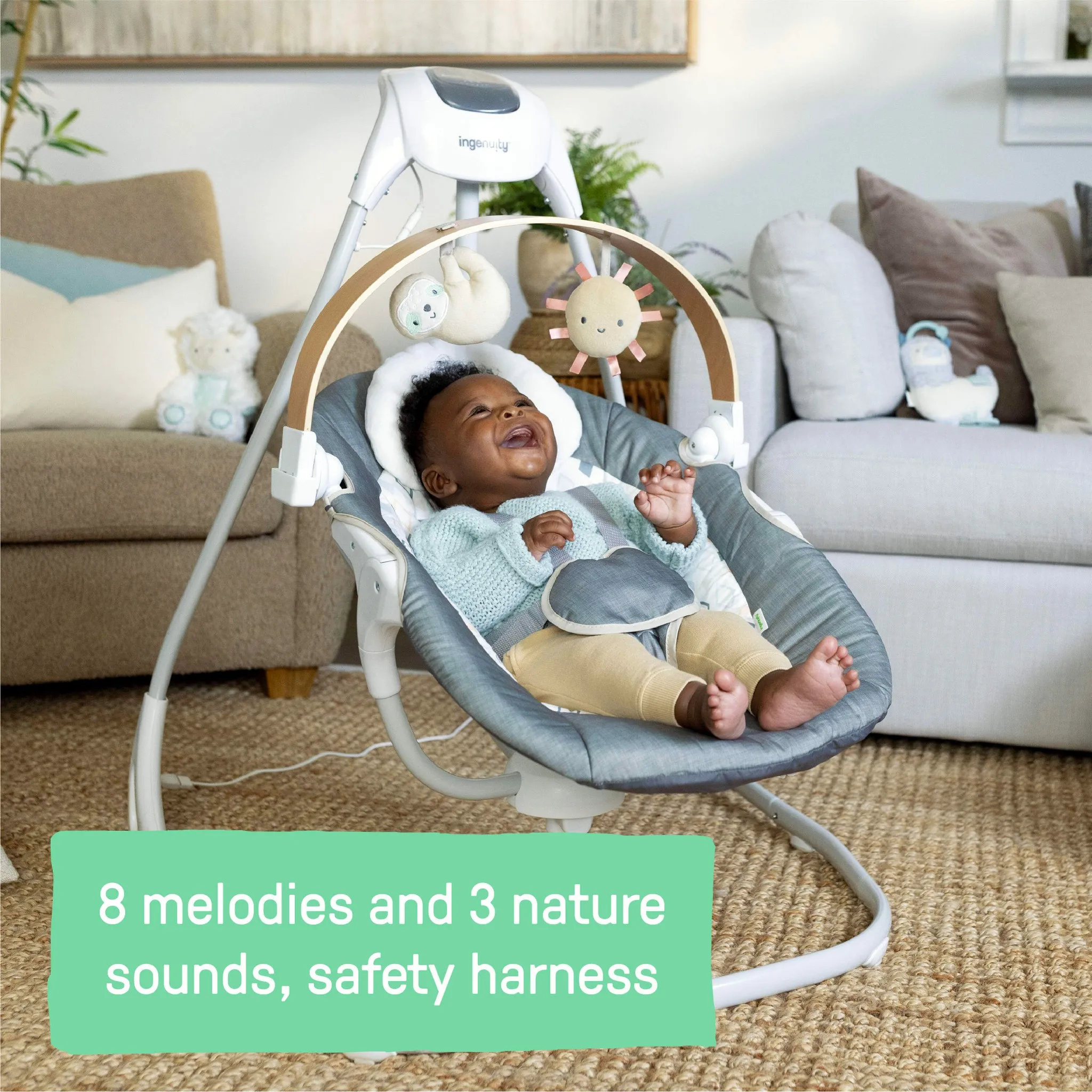 Simple Comfort Compact Soothing Swing - Parker - Image 5