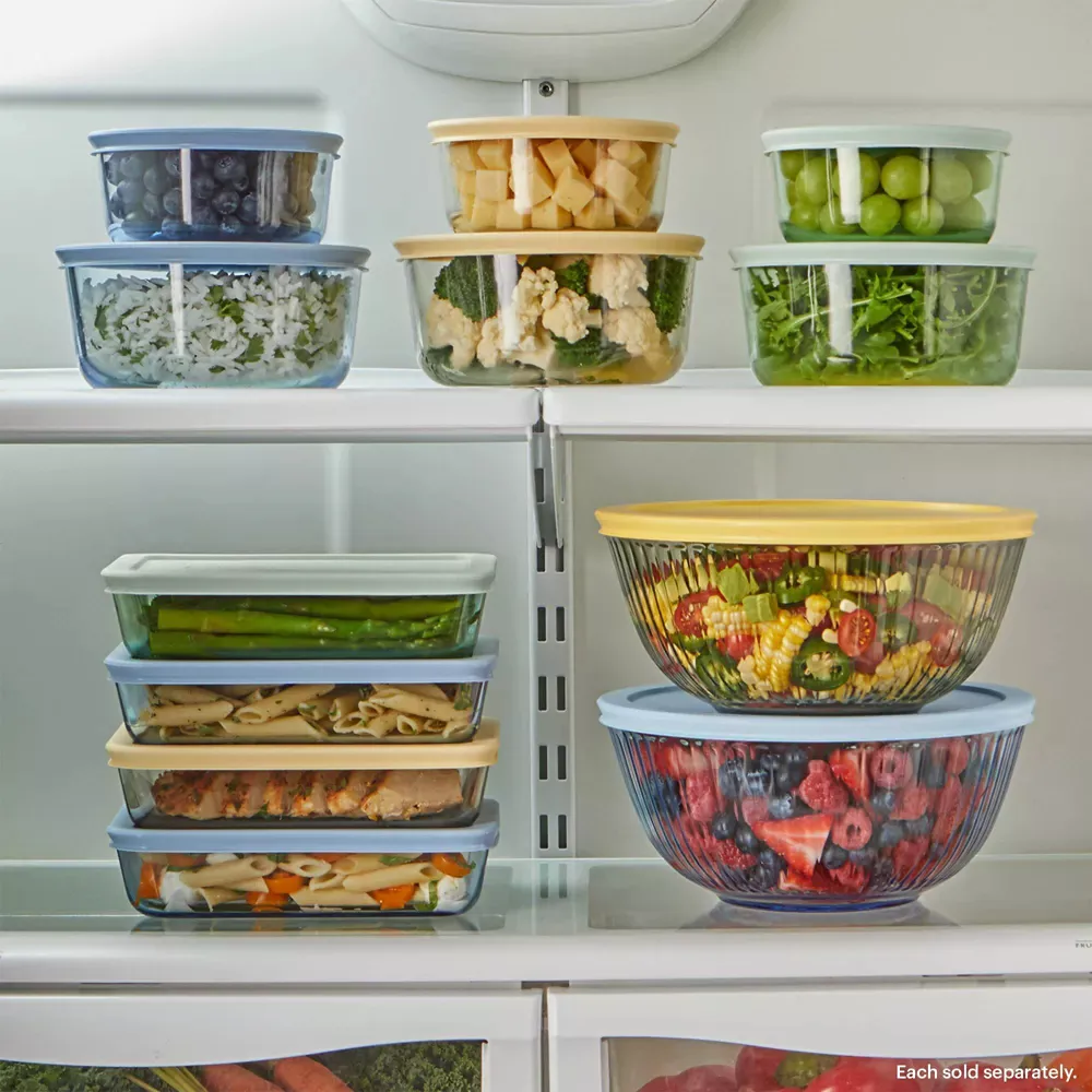 Simply Store® Tinted 4pc Lidded Rectangle Storage Set - Green - Image 4