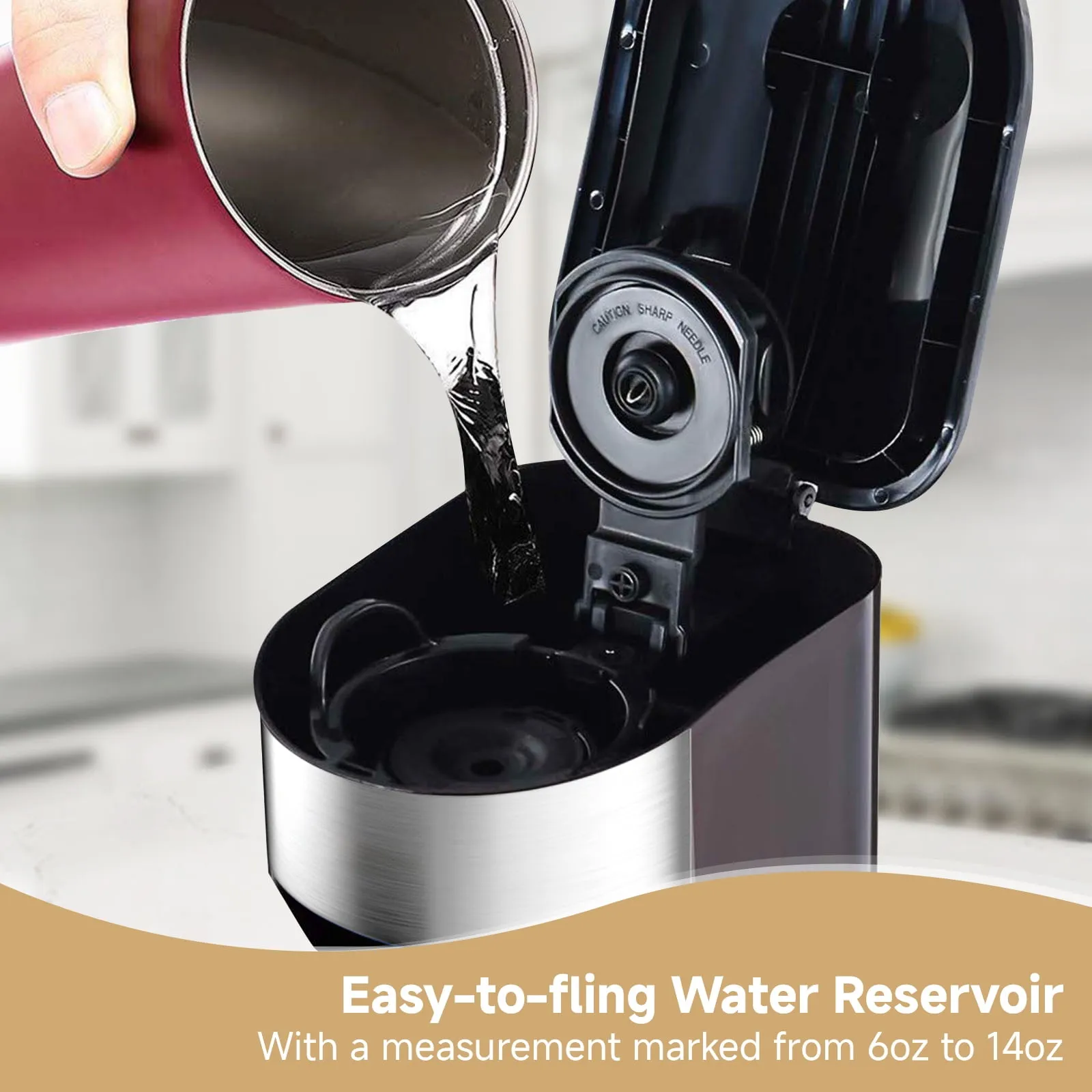 Single Serve Coffee Maker - Portable Mini Coffee Machine - Image 6