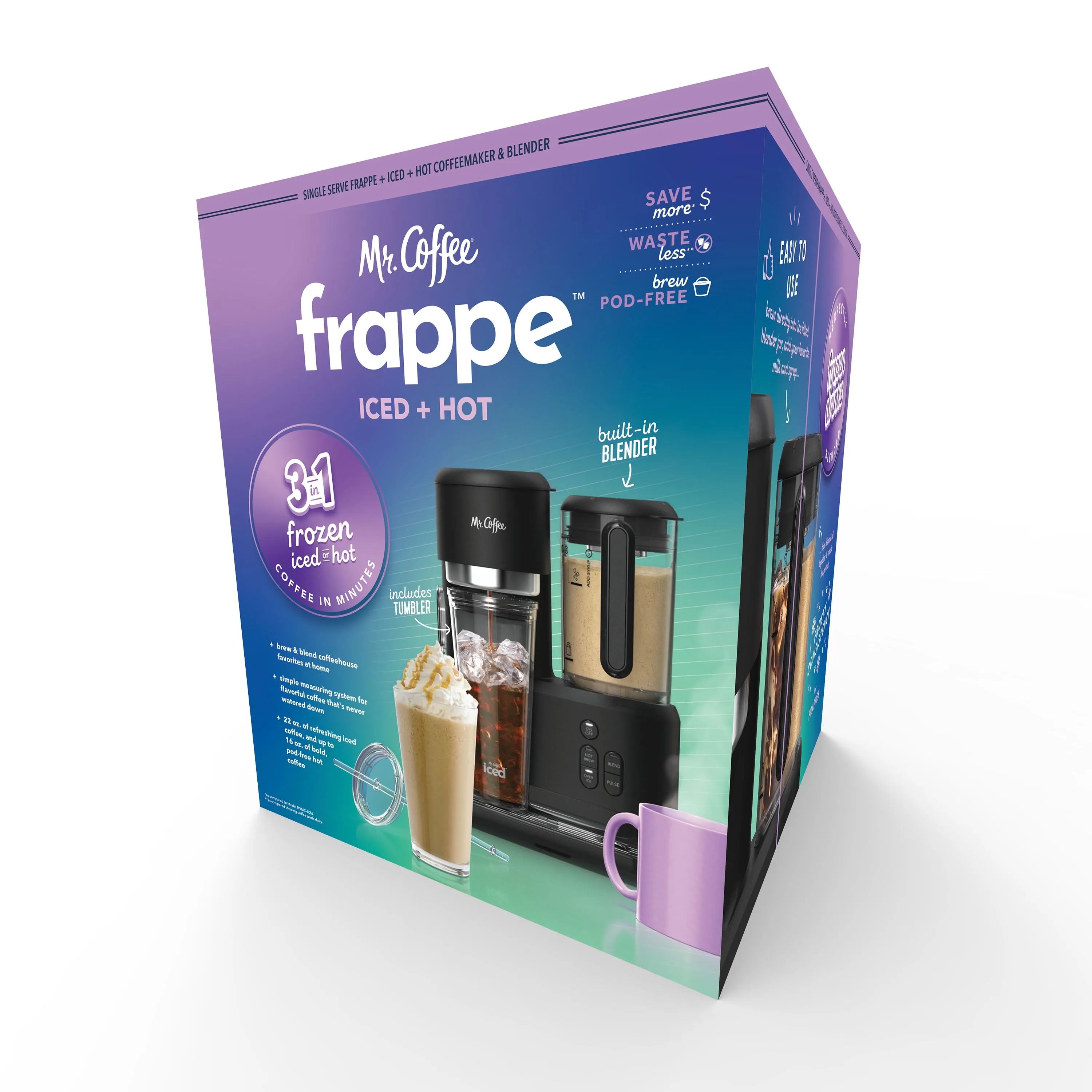 Single Serve Frappe and Iced Coffee Maker - Black - Image 2