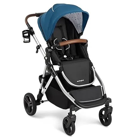 Single-To-Double Stroller 2.0 - Sea Canopy + Cup Holder