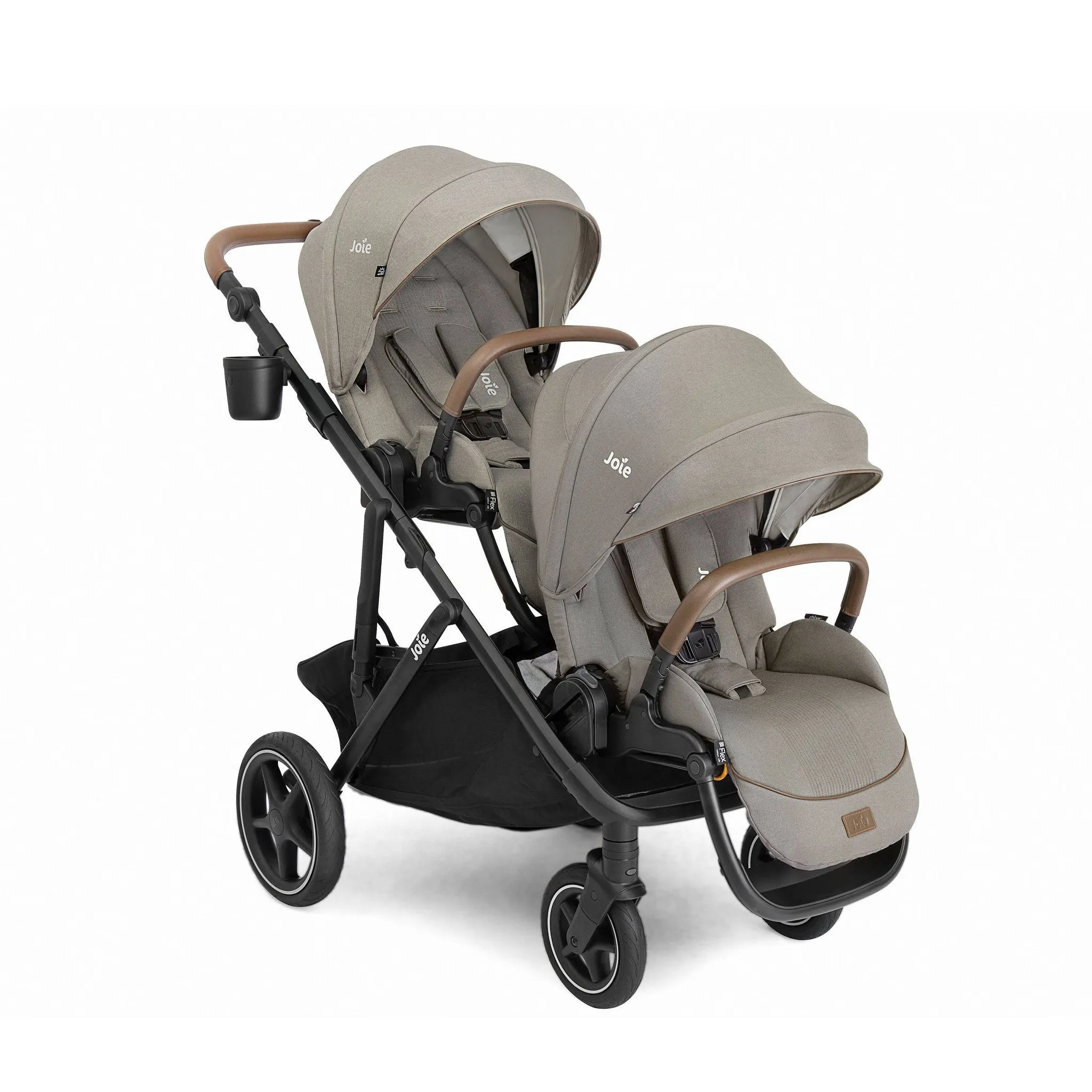 Single-to-Double Stroller - Dove - Image 3