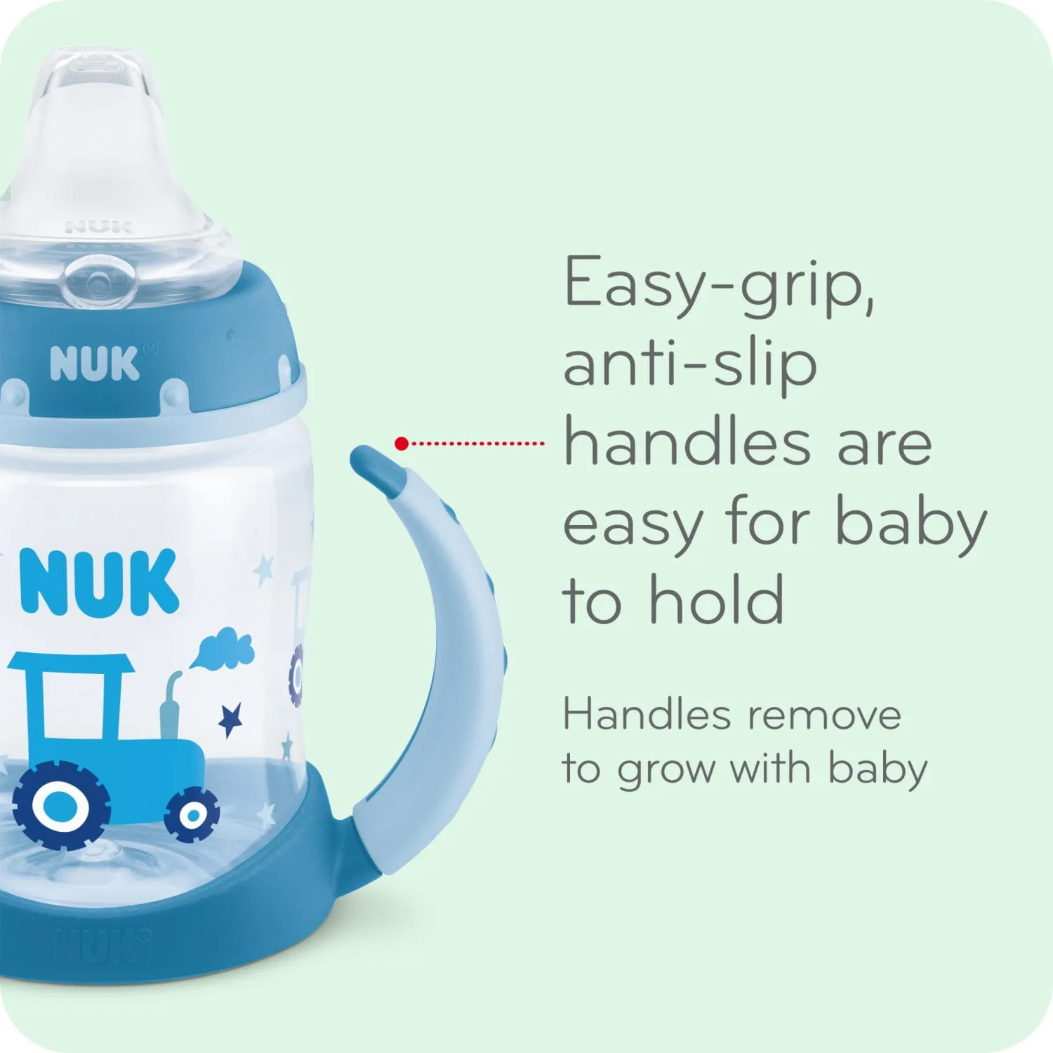Fun Grips Hard Spout Spill Proof Sippy Cup 10 Oz. - 4pk - Image 3