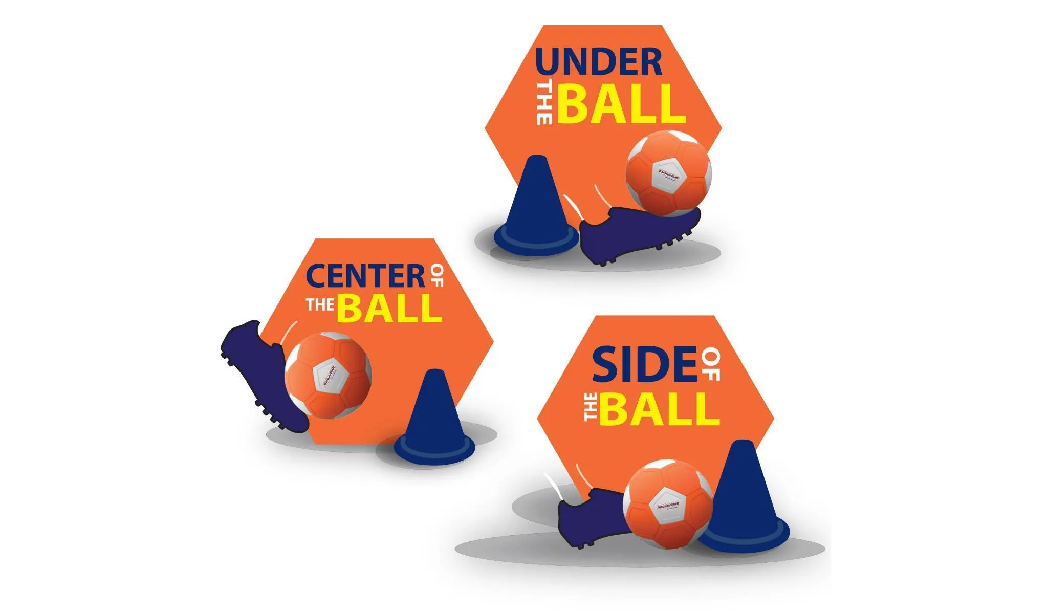 Size 4 Soccer Training Ball - Orange - Image 3