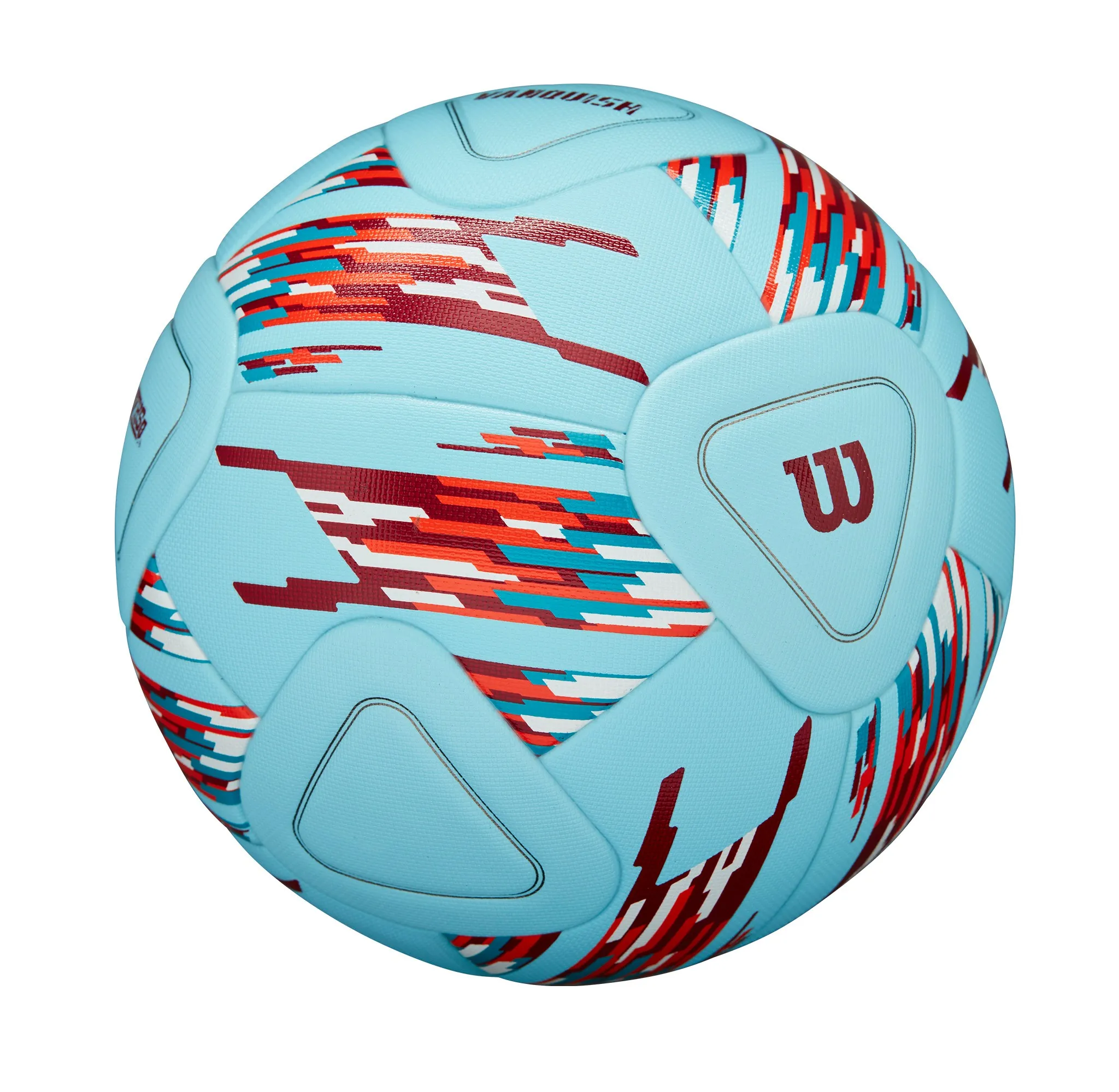 Size 5 Soccer Ball - White/Blue/Red - Image 2