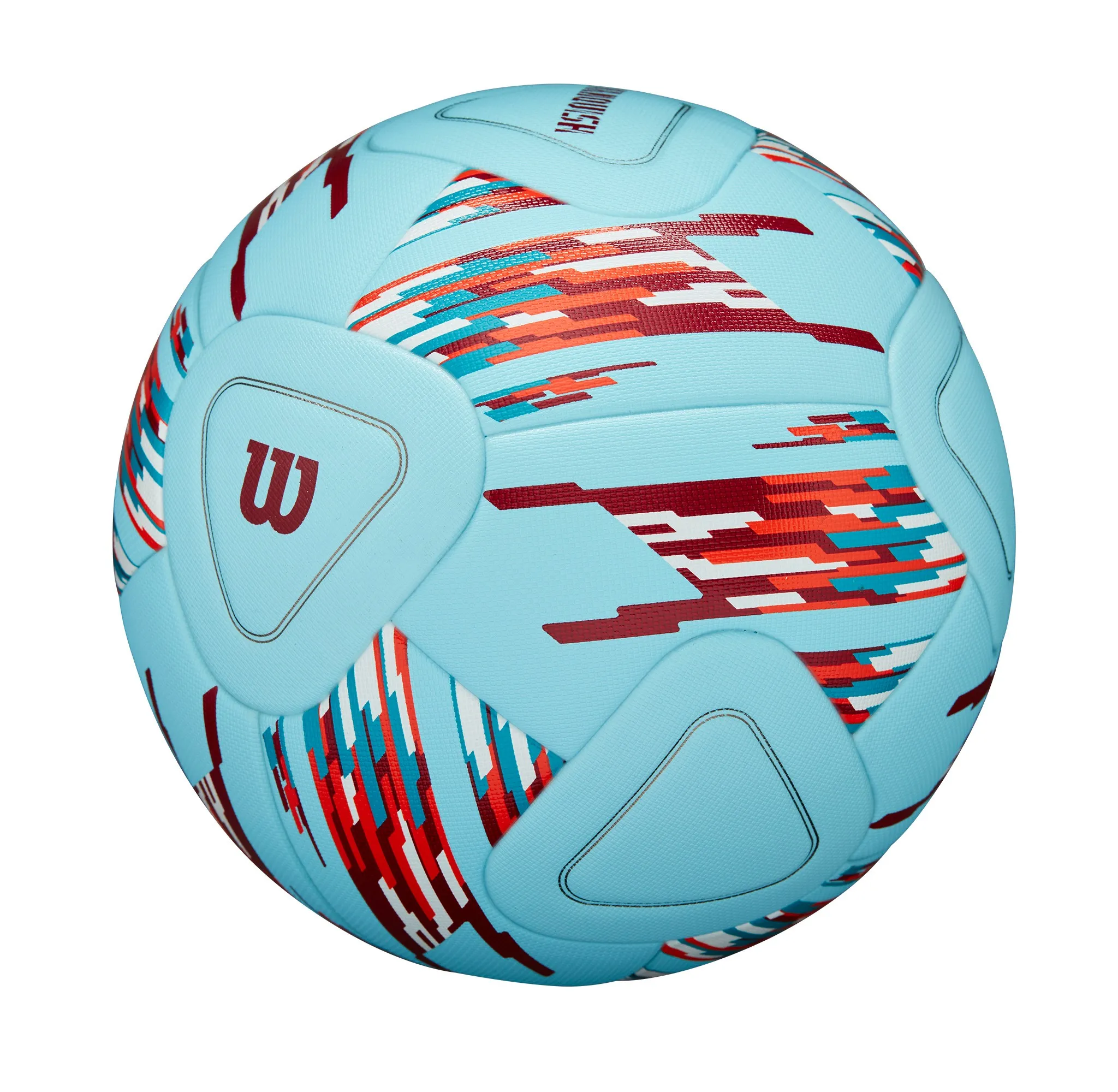 Size 5 Soccer Ball - White/Blue/Red - Image 3