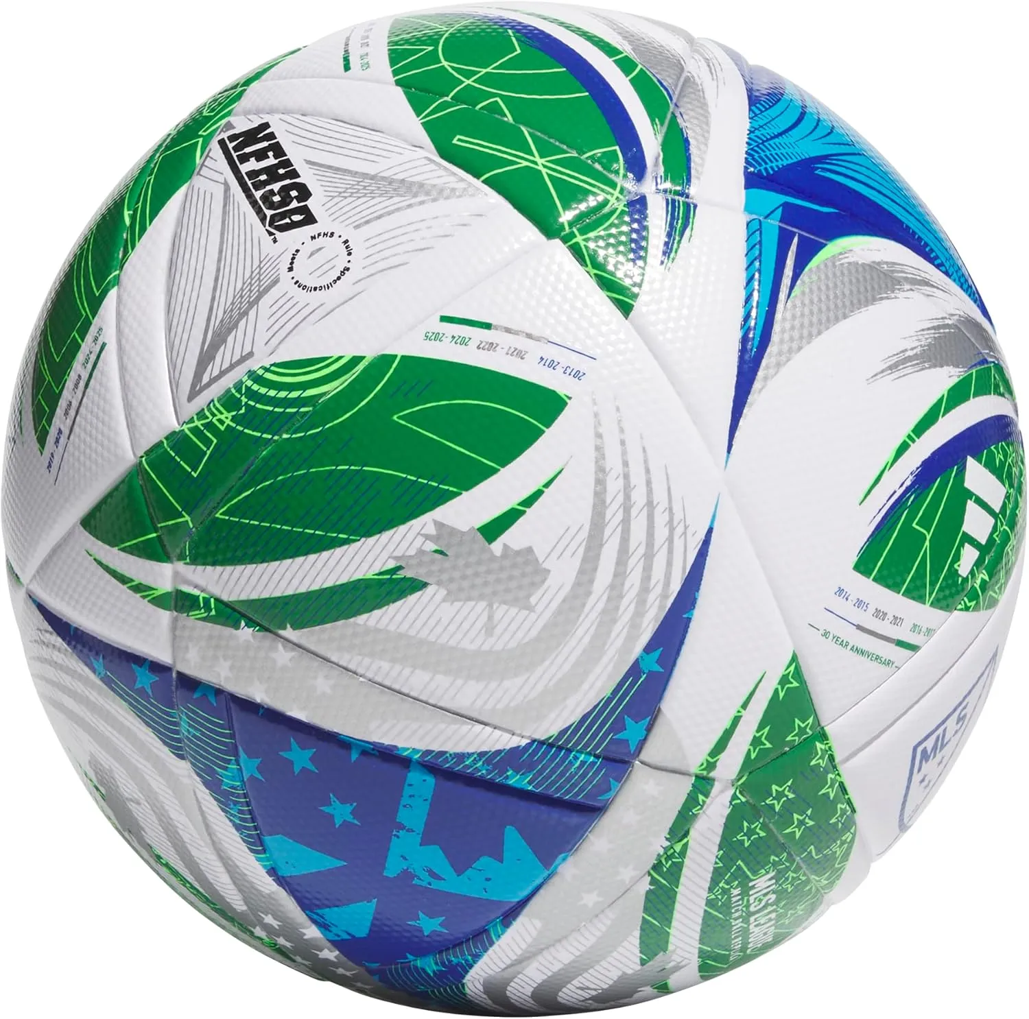 Size 5 Sports Ball - White - Image 5