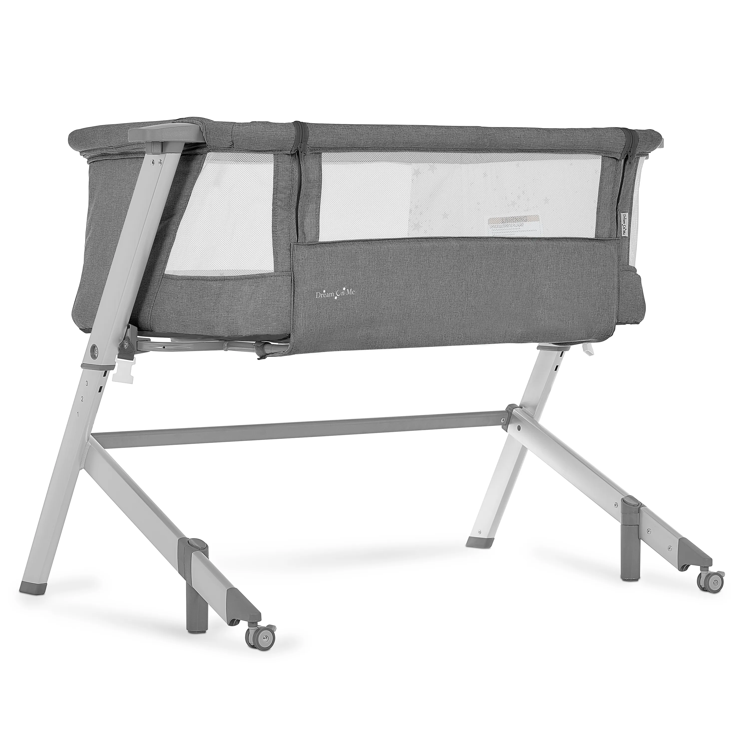Skylar Bassinet and Bedside Sleeper - Grey