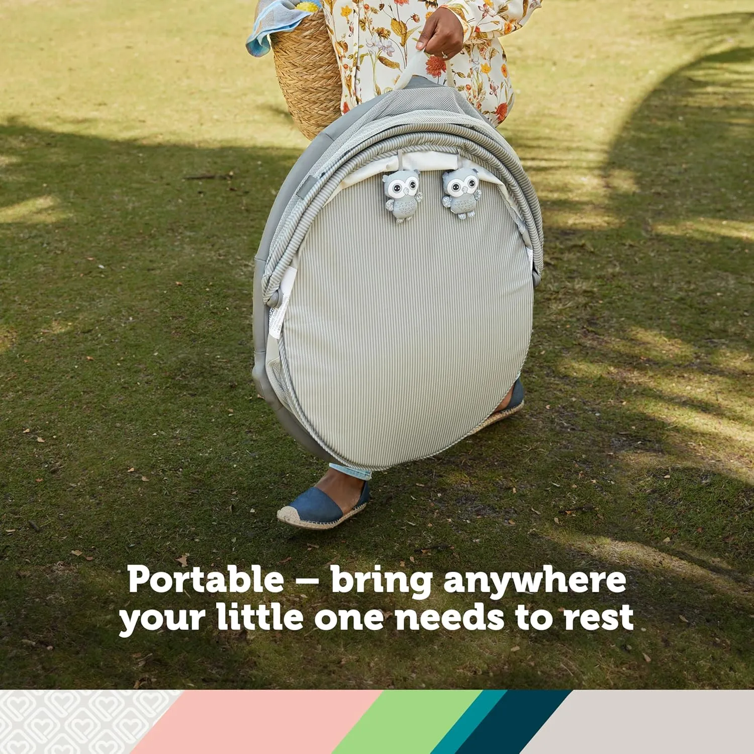 Sleepy Traveler Infant Bassinet - Dreamscape - Image 8