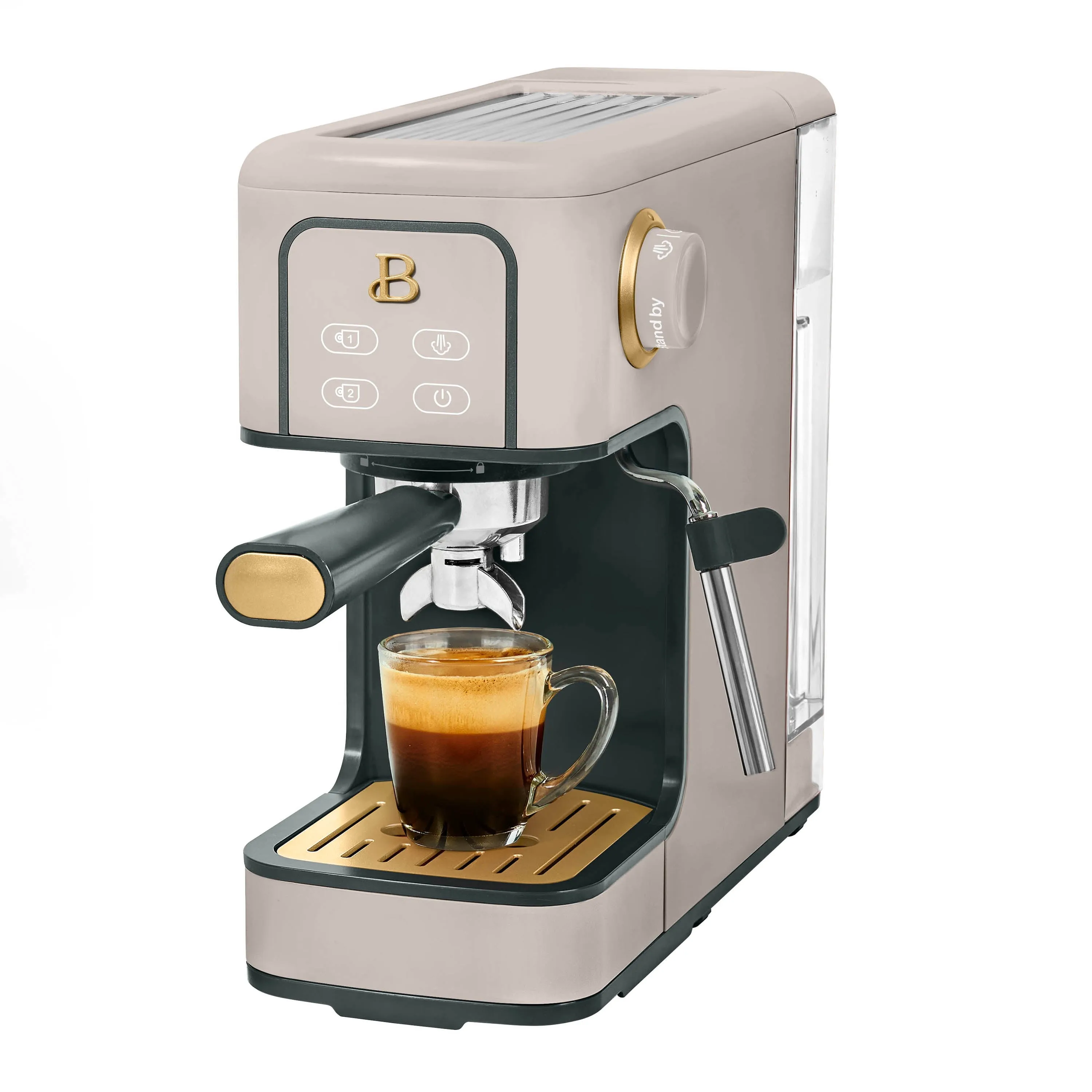 Slim Espresso Machine - Porcini Taupe - Image 2