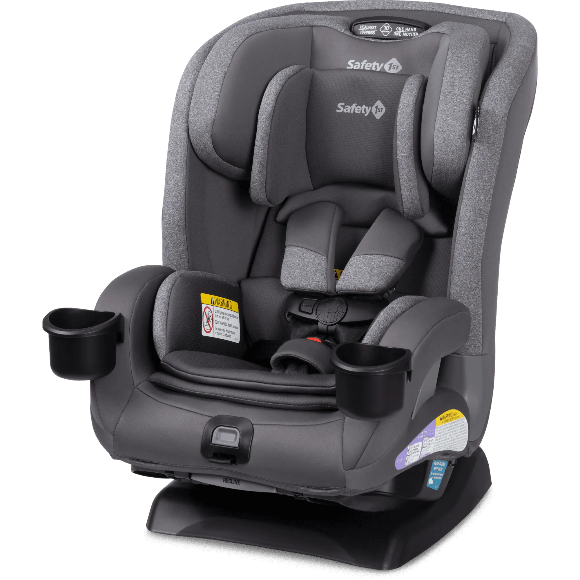 SlimRide All-in-One Convertible Car Seat - Grey All Day - Image 5