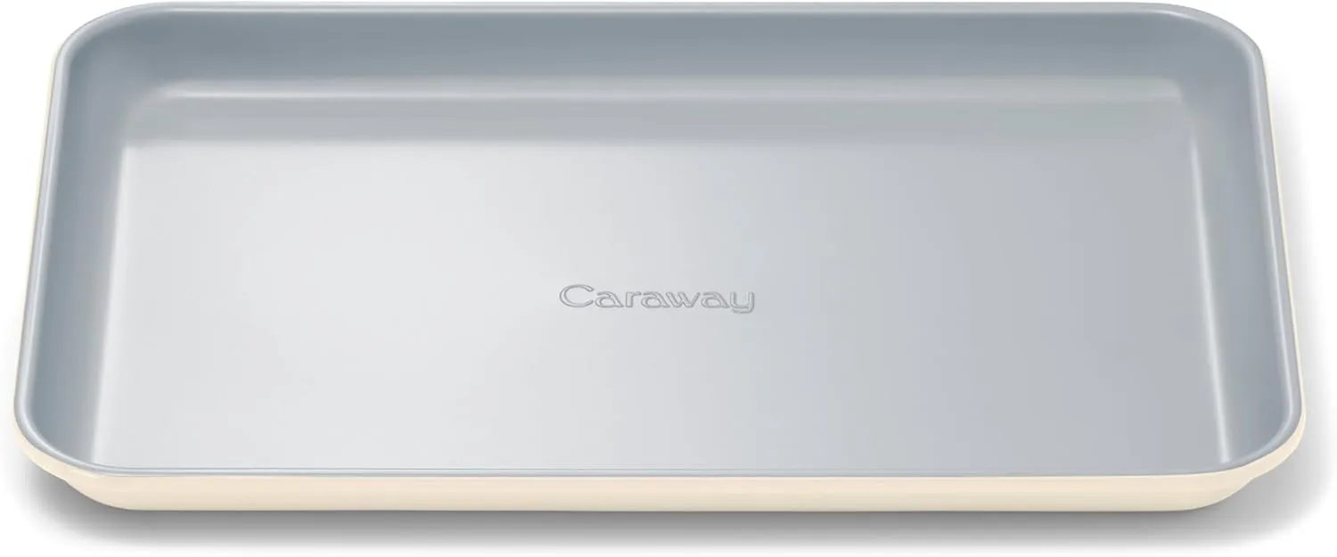 Nonstick Ceramic Small Baking Sheet - Cream - Image 4