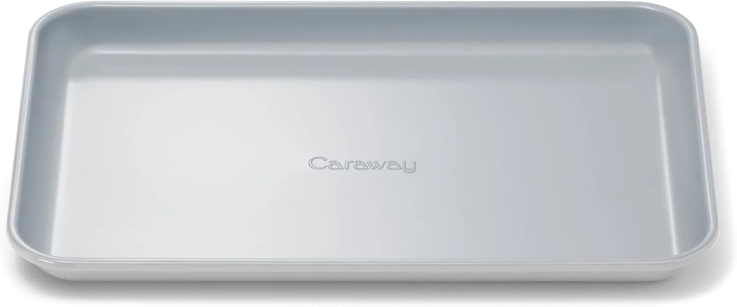 Nonstick Ceramic Small Baking Sheet - Gray - Image 7