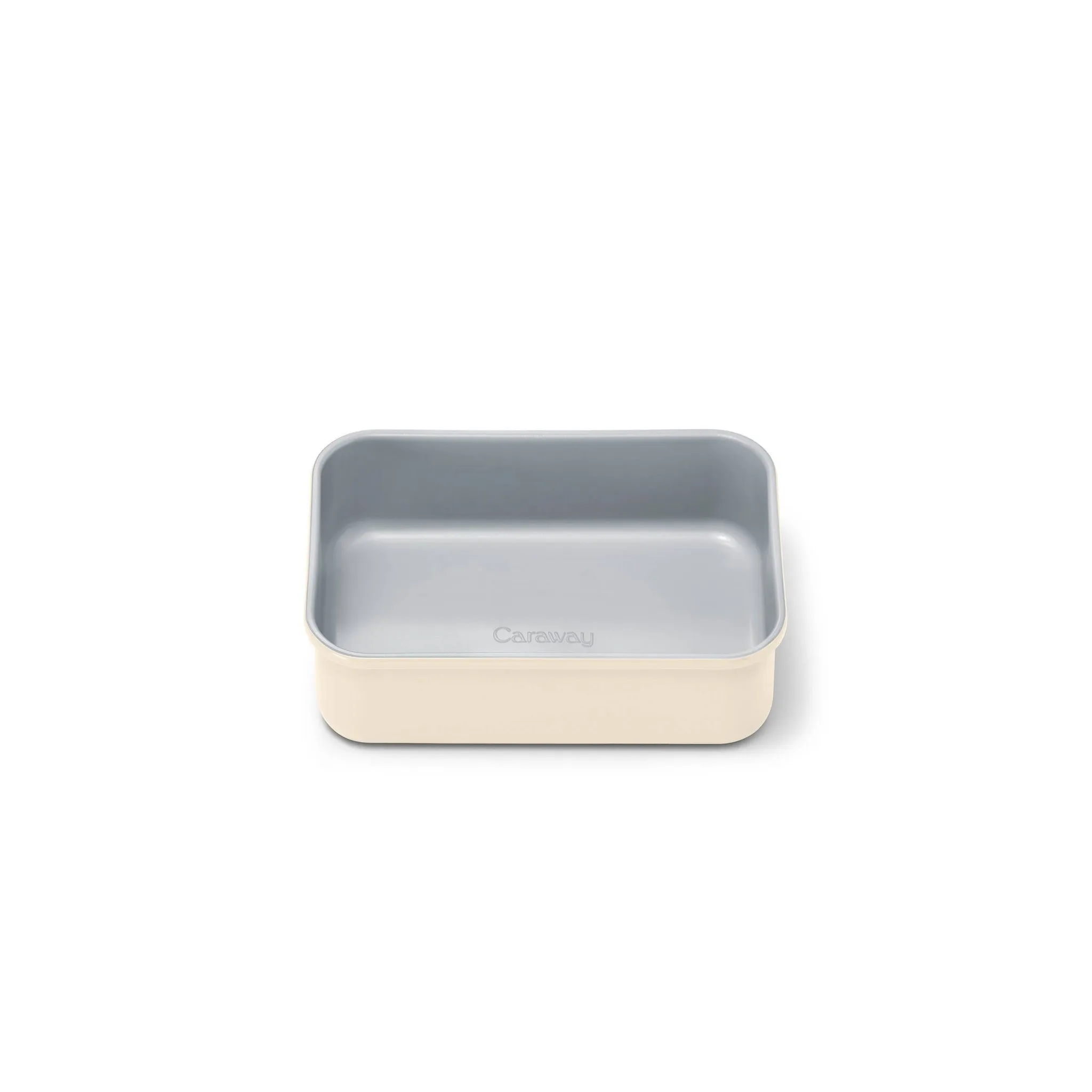 9x6.5” Nonstick Ceramic Small Rectangle Pan - Cream