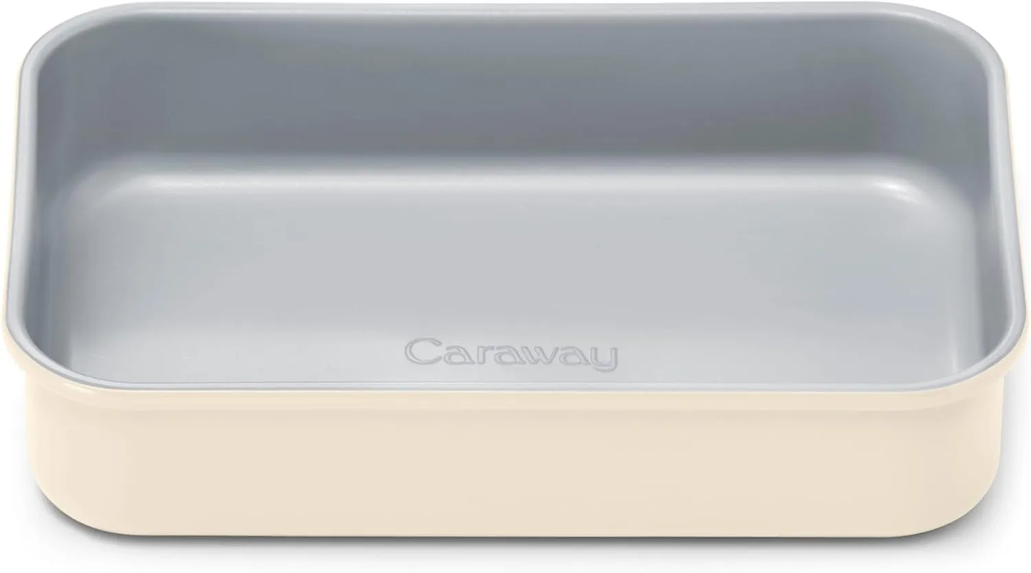 9x6.5” Nonstick Ceramic Small Rectangle Pan - Cream - Image 4