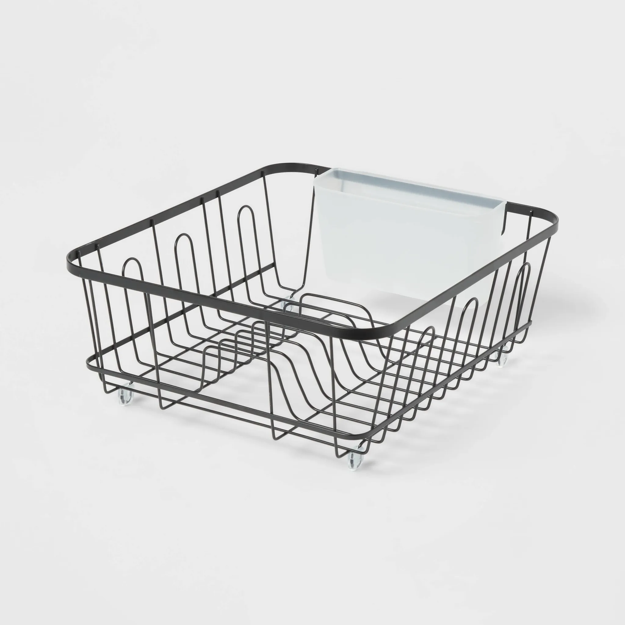 Small Steel Dish Drainer Black