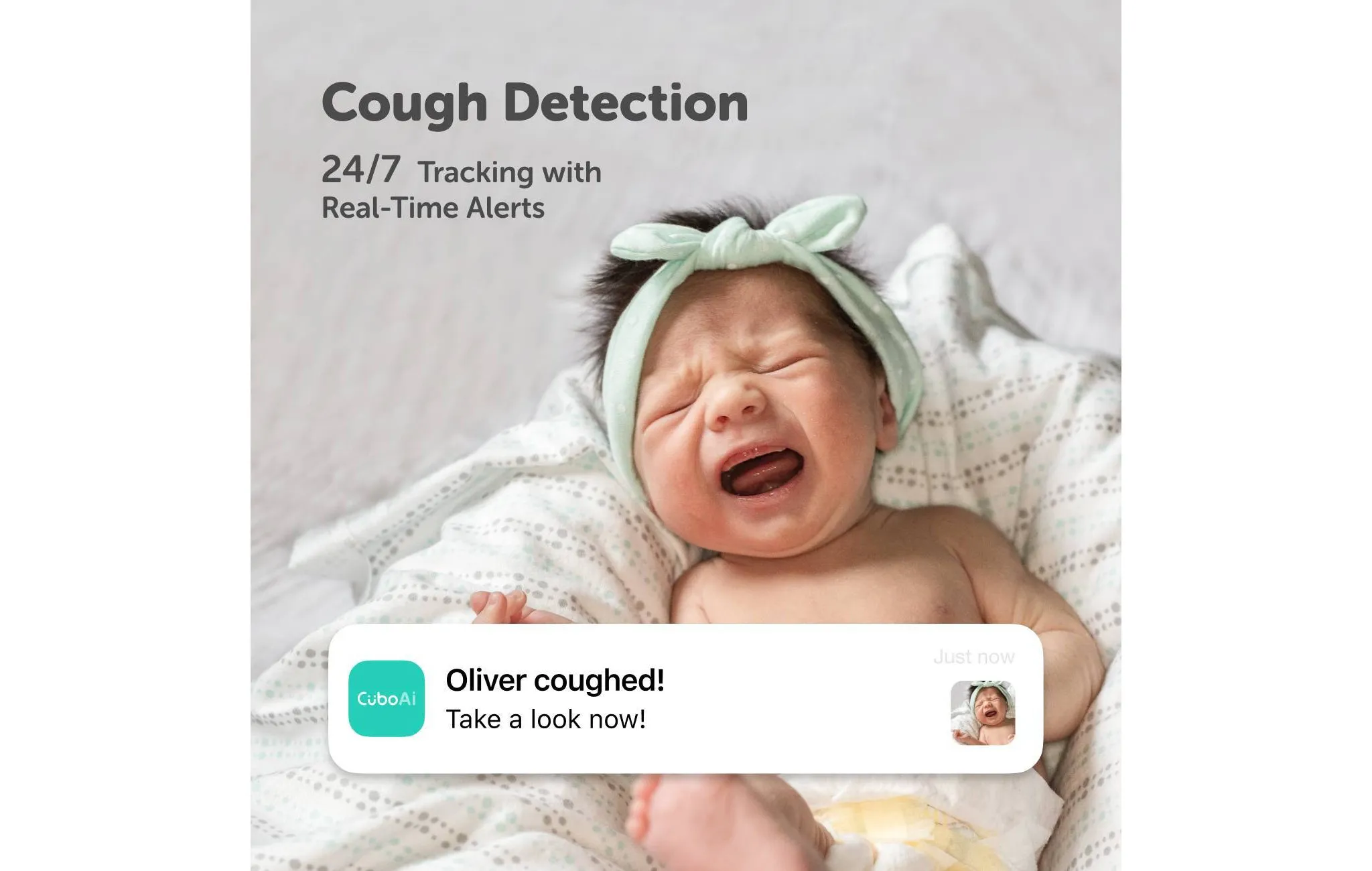Smart Baby Movement Monitor with Wall Mount - Image 7