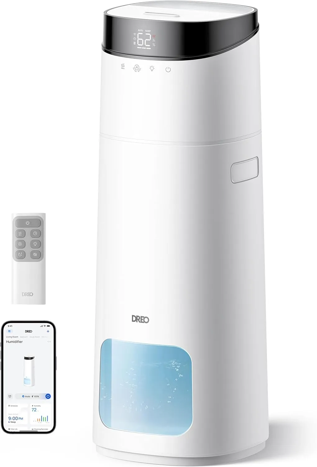 Smart Humidifier for Large Rooms - White
