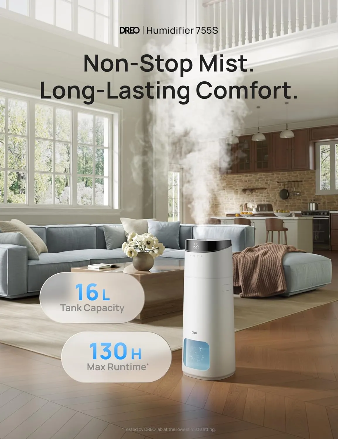Smart Humidifier for Large Rooms - White - Image 2