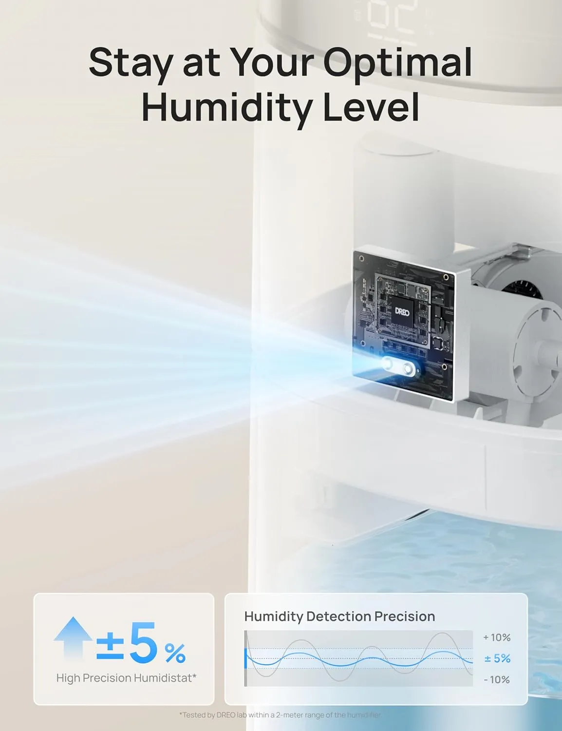 Smart Humidifier for Large Rooms - White - Image 4