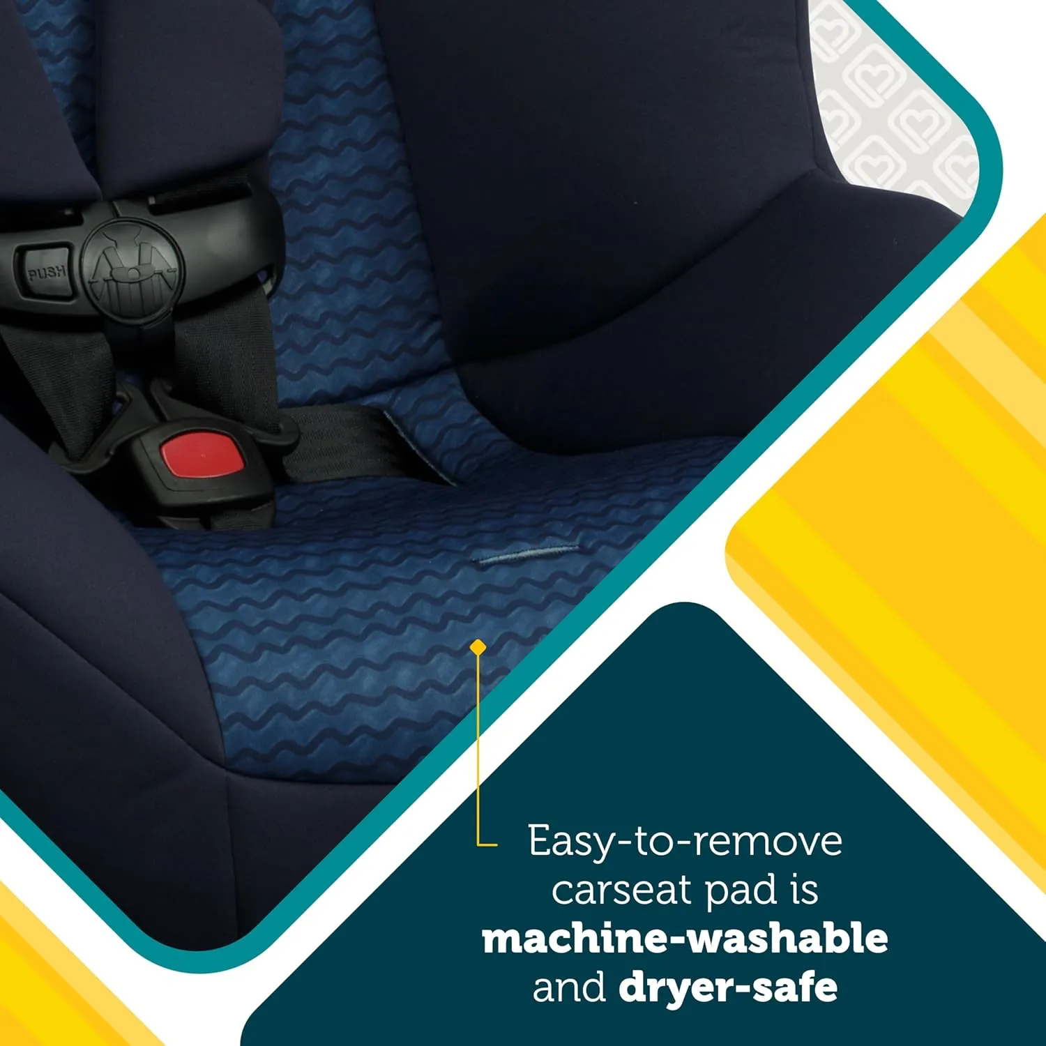 Smooth Ride Convertible Car Seat, 2-in-1 Rear & Forward Facing - Crater Lake - Image 4