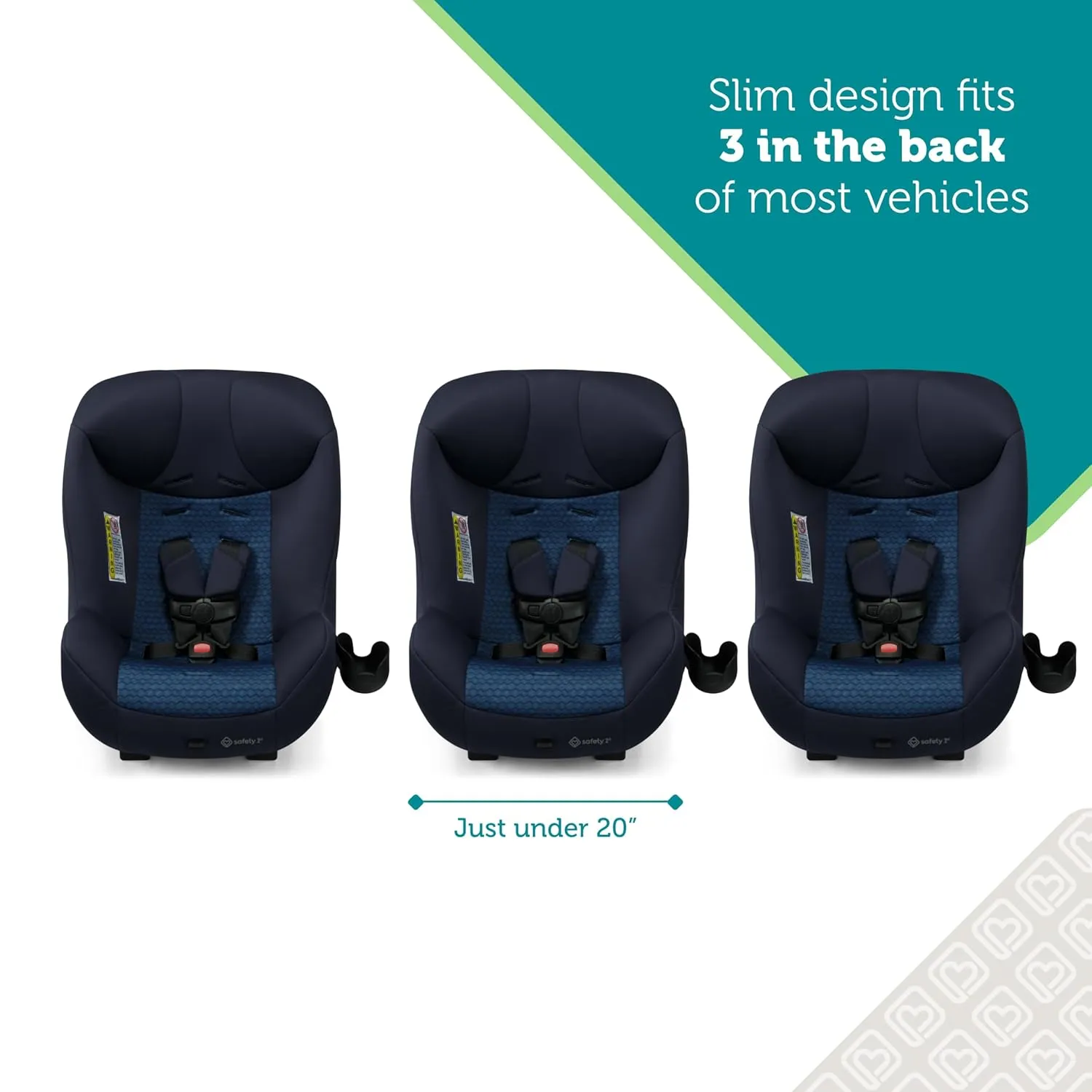 Smooth Ride Convertible Car Seat, 2-in-1 Rear & Forward Facing - Crater Lake - Image 2