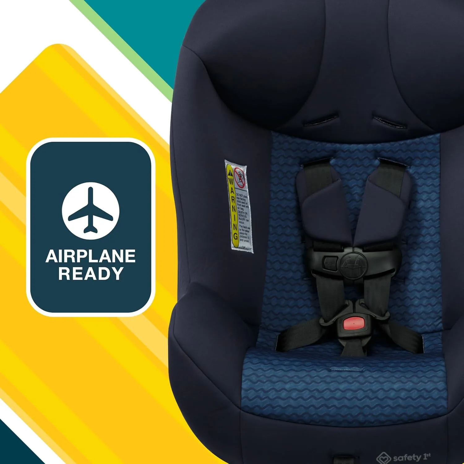 Smooth Ride Convertible Car Seat, 2-in-1 Rear & Forward Facing - Crater Lake - Image 5
