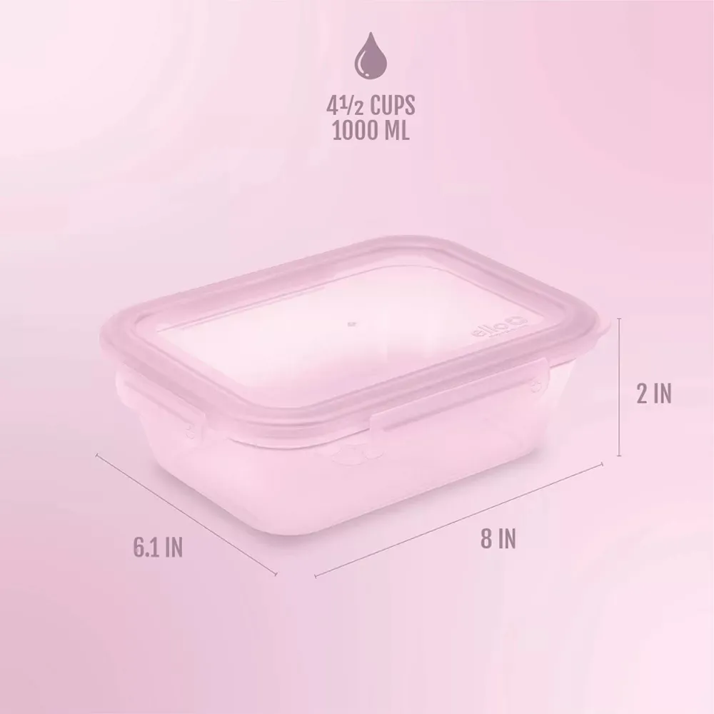 Snap and Nest 10pc 4.5c Meal Prep Food Storage Container Set - Prism - Image 2