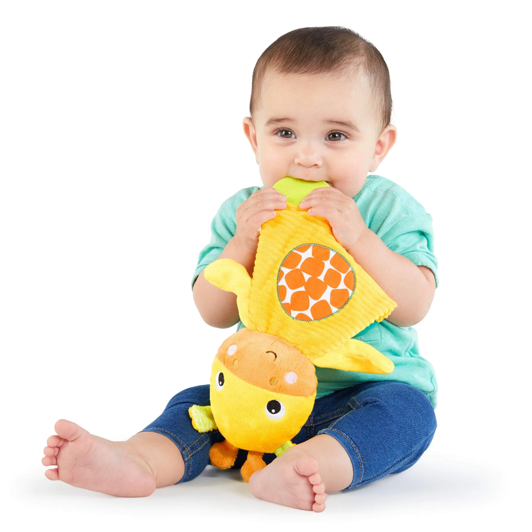 Snuggle Teethe Plush Teething Baby Toy - Giraffe - Image 4