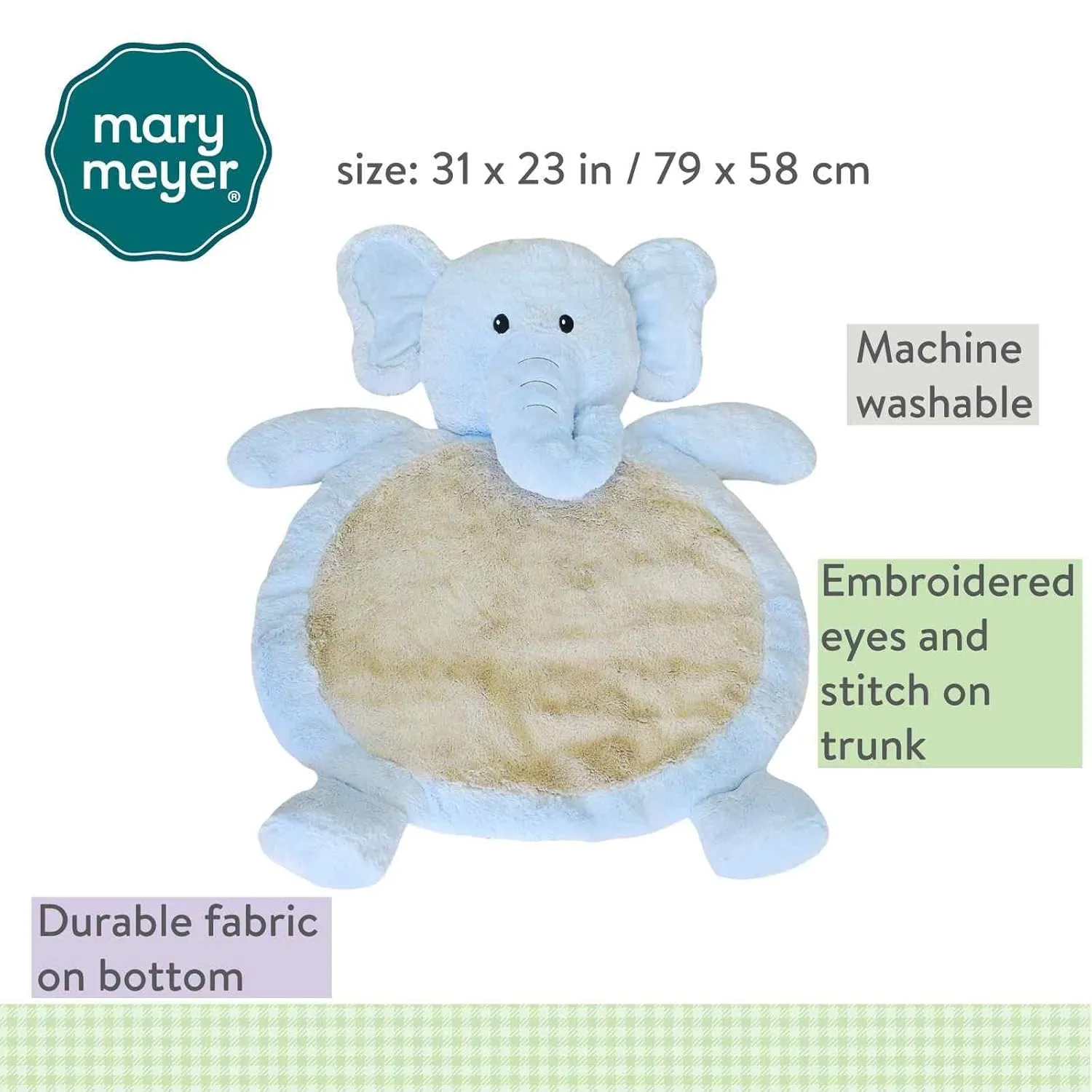 Soft Animal Stuffed Toy - Elephant - Image 3