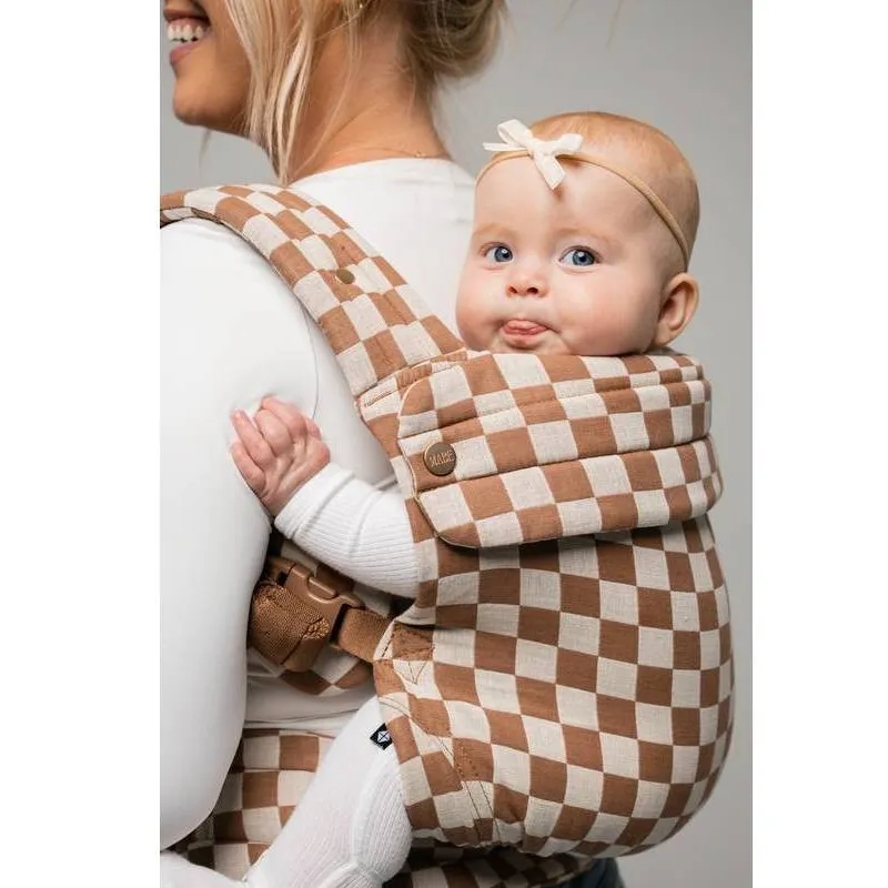 Soft Baby Carrier - Mocha Check - Image 5