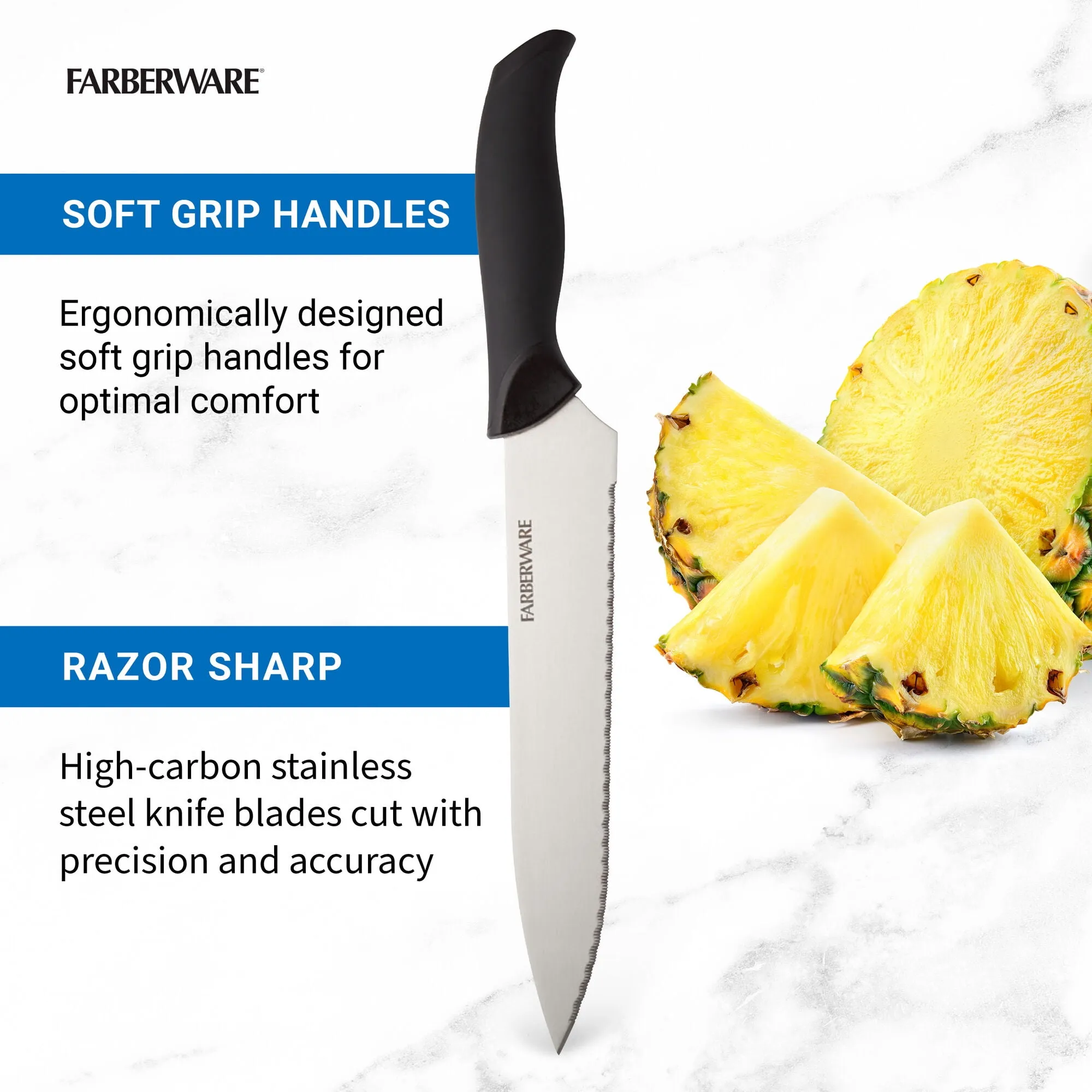 Soft Grip Cutlery Set with Kitchen Tools - Image 2