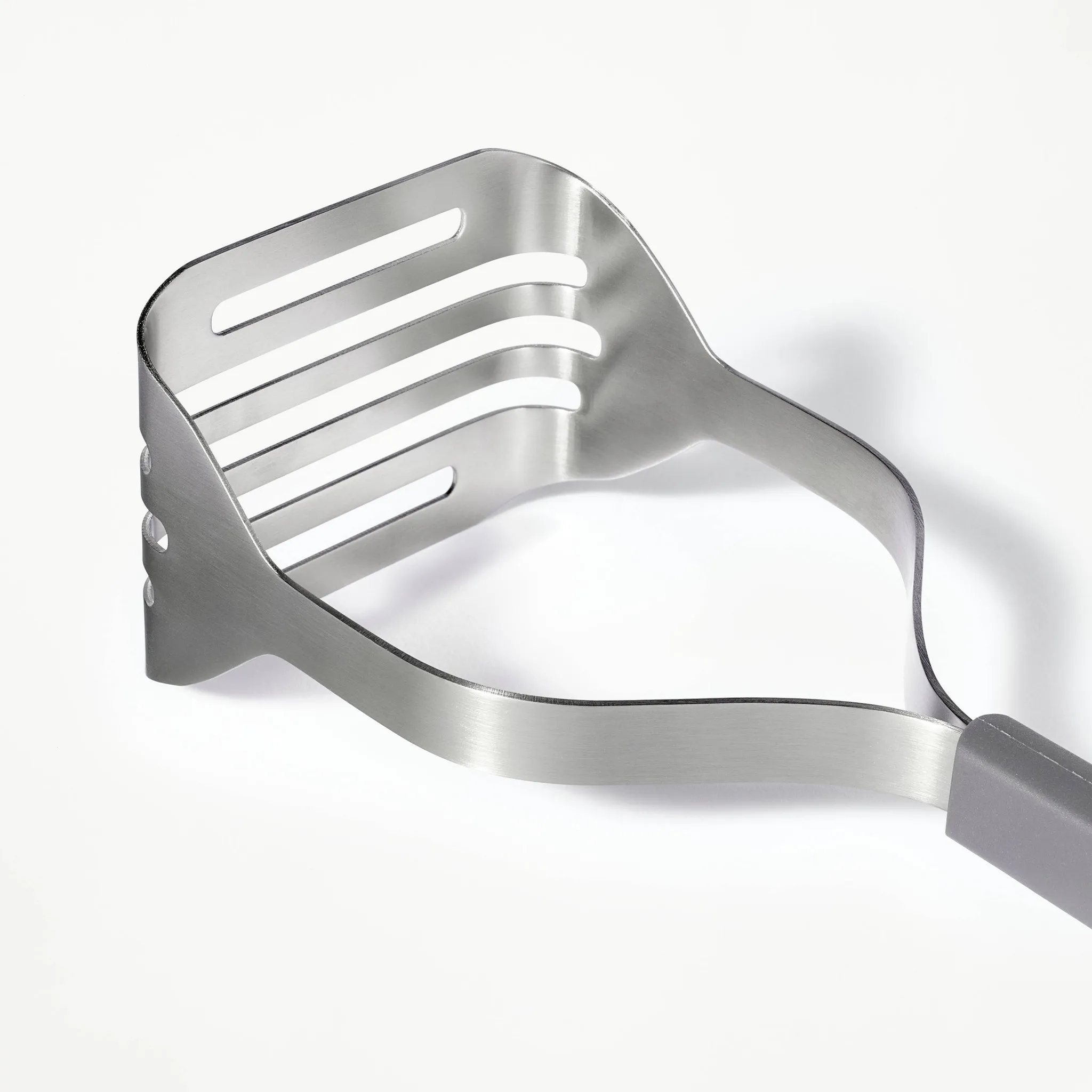 Soft Grip Potato Masher - Grey - Image 3
