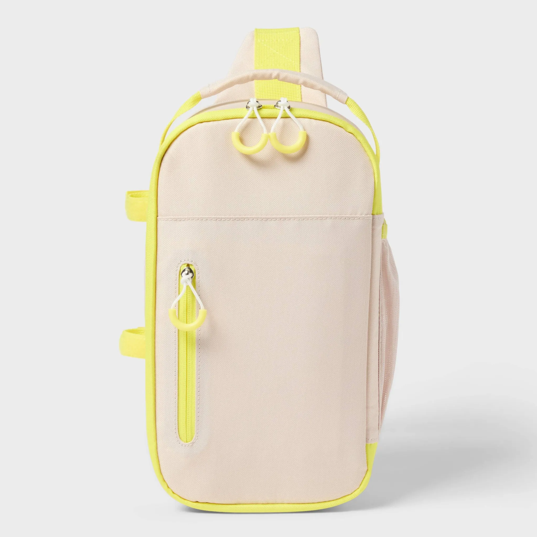 Soft Sided Cooler - Beige/Yellow