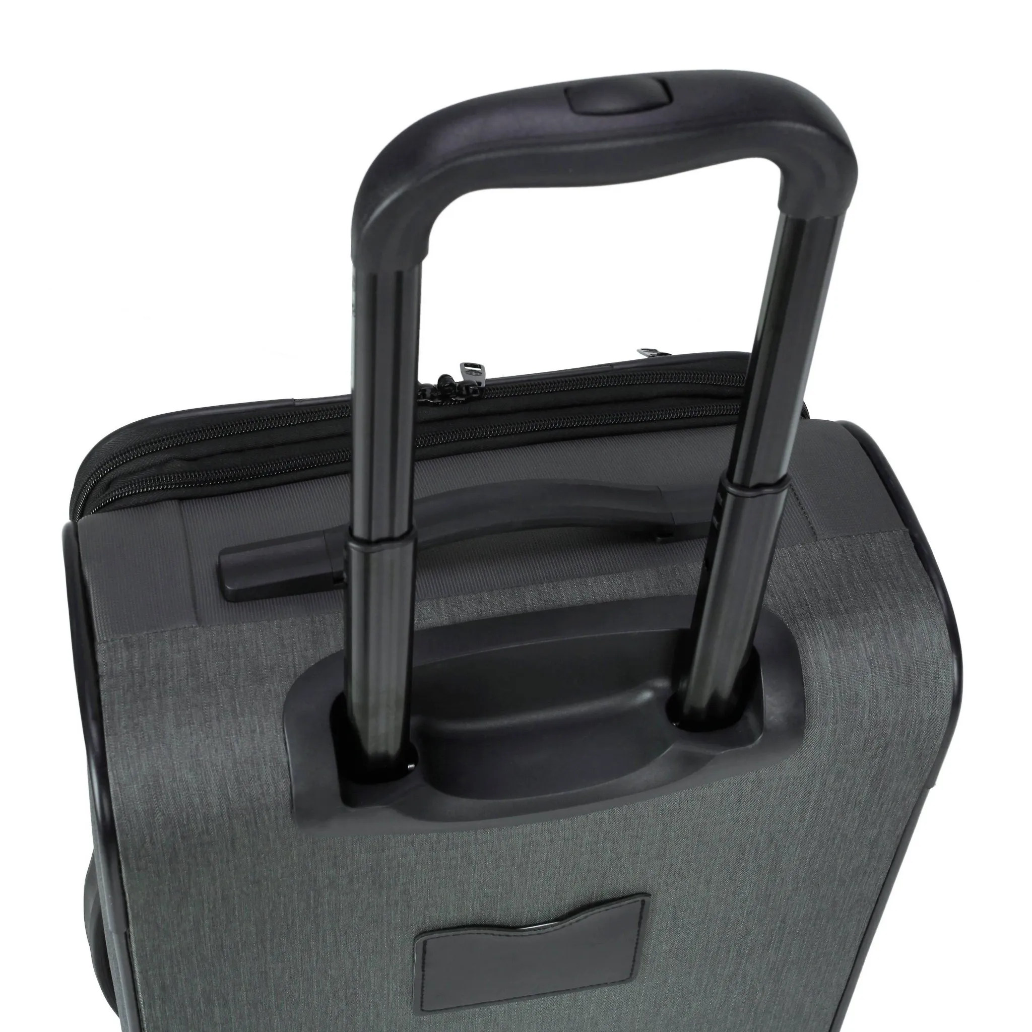 Softside Carry On Spinner Suitcase - Gray Heather - Image 5