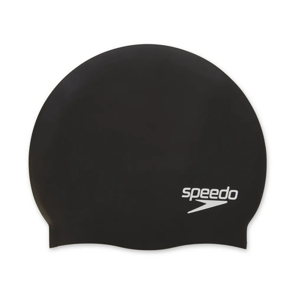 Adult Silicone Cap - Black: Swimming Hat, One Size Fits Most - Image 4
